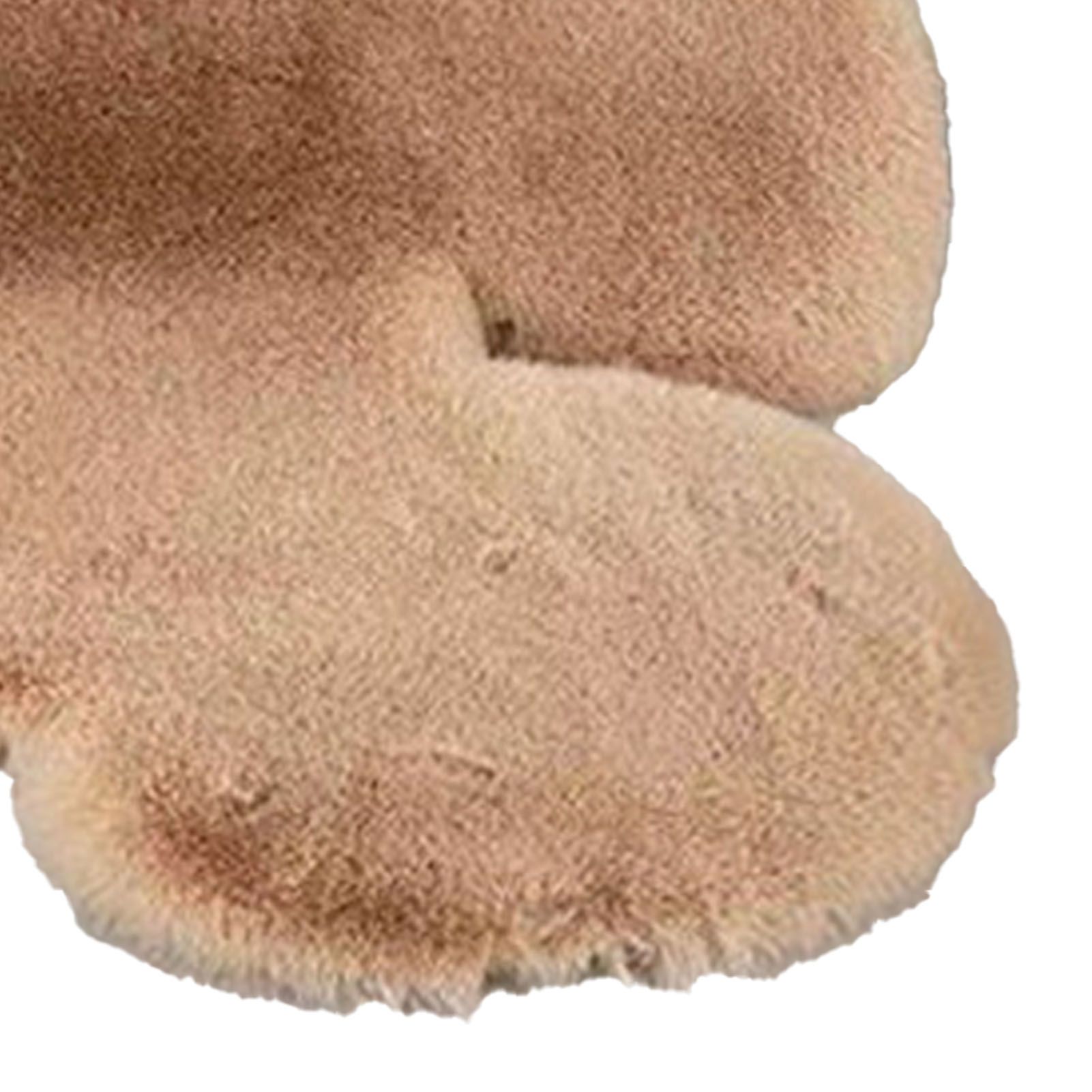 Cute Bedroom Rug Soft Bear Shaped Shaggy Floor Mat for Kids Teen Girls Room view 9