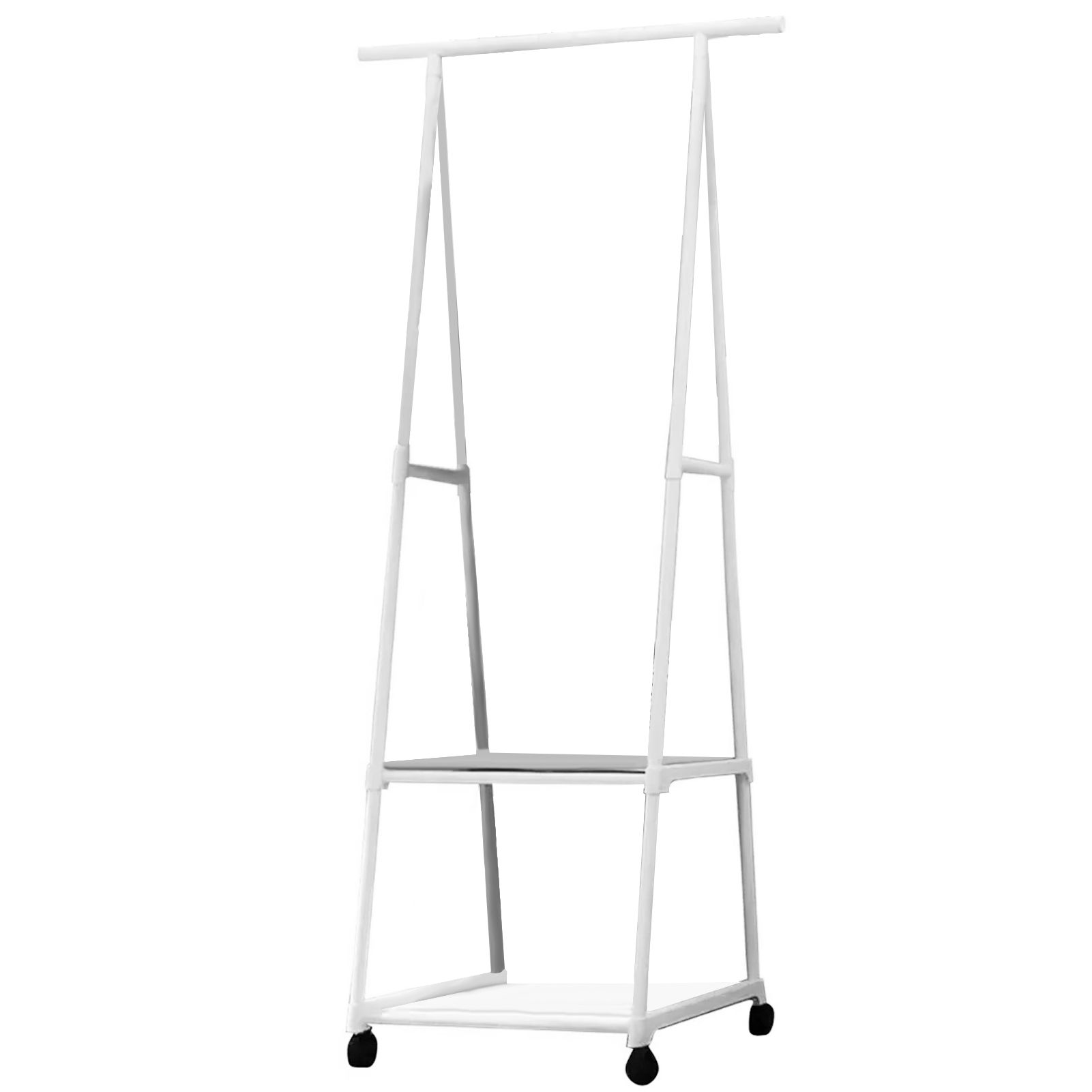 Clothing Garment Rack Multifunctional Triangular Movable Multi Layer Storage view 10