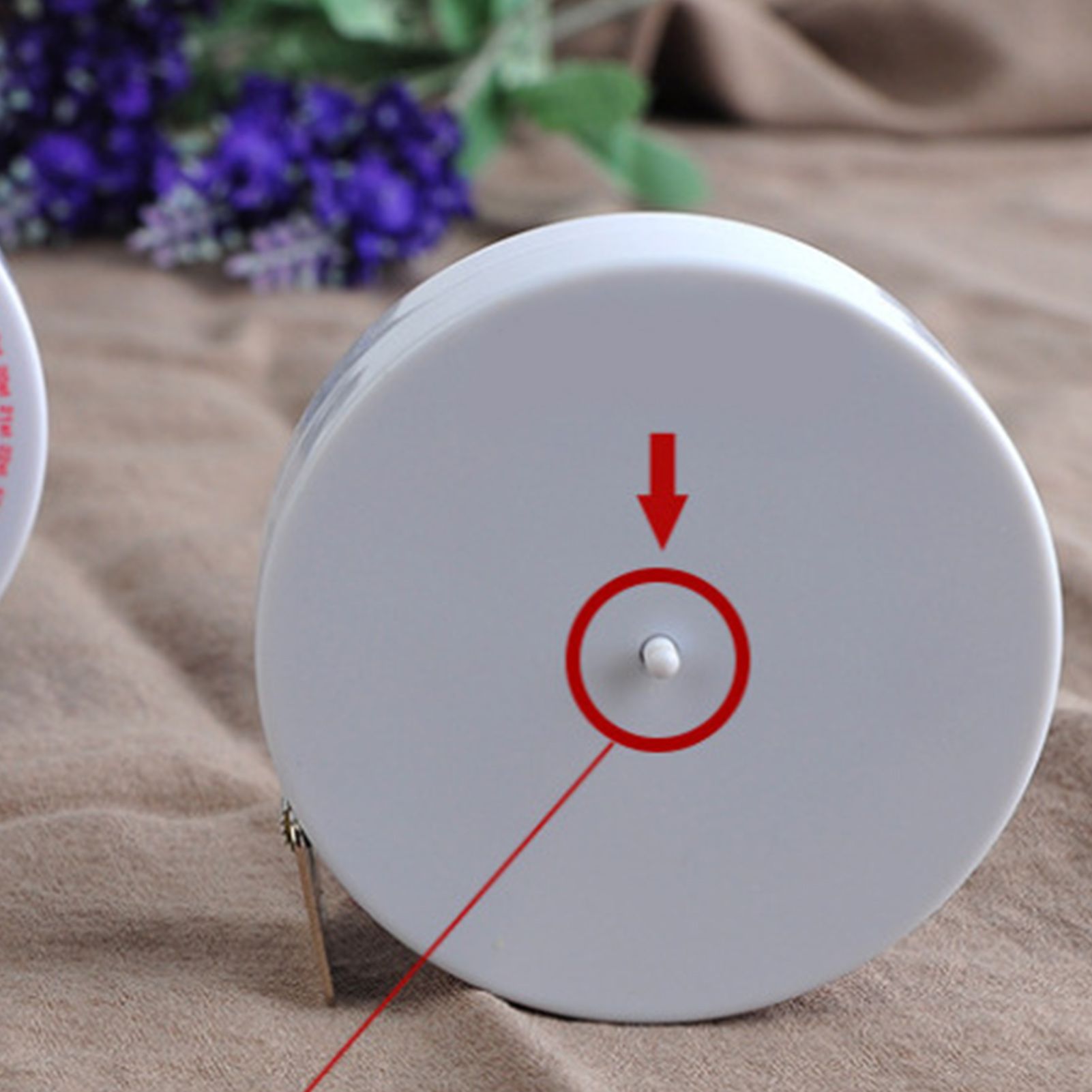 Round BMI Measuring Tape Automatic Retractable Waistline Tape Calculator view 11