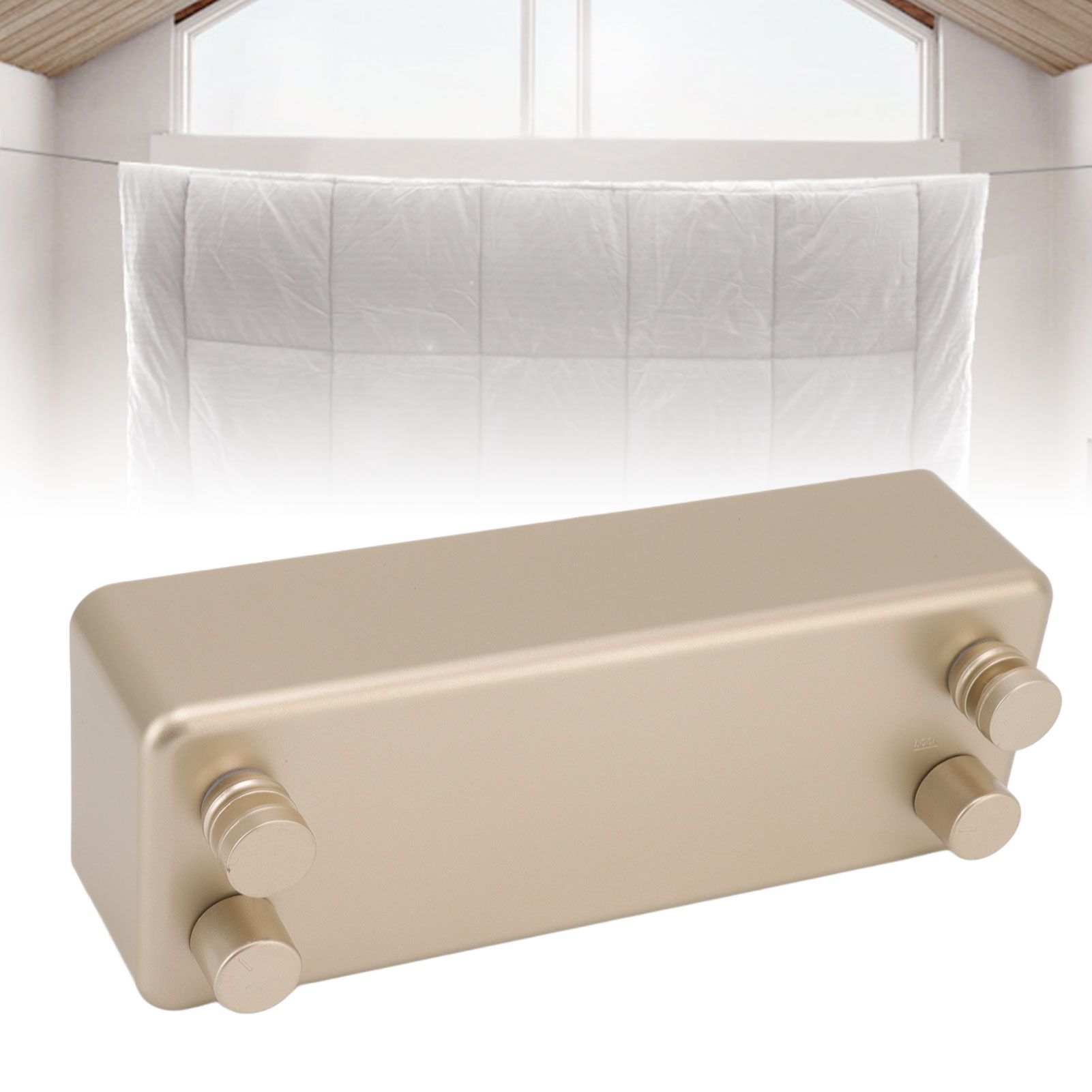 Retractable Clothesline Wall Mounted Heavy Duty Thickened Stainless Steel view 11