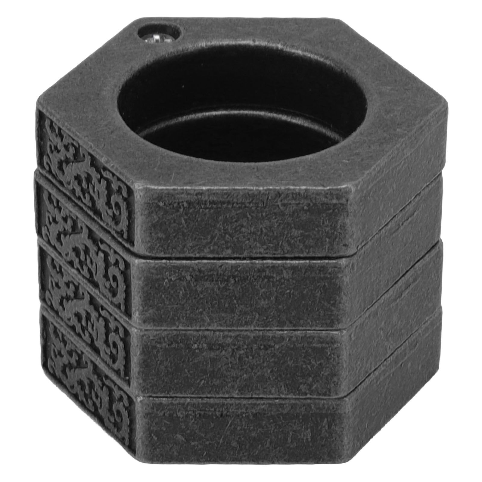 Defense Rings Aluminium Alloy Glossy Hexagonal Window Breaker for Emergency view 2
