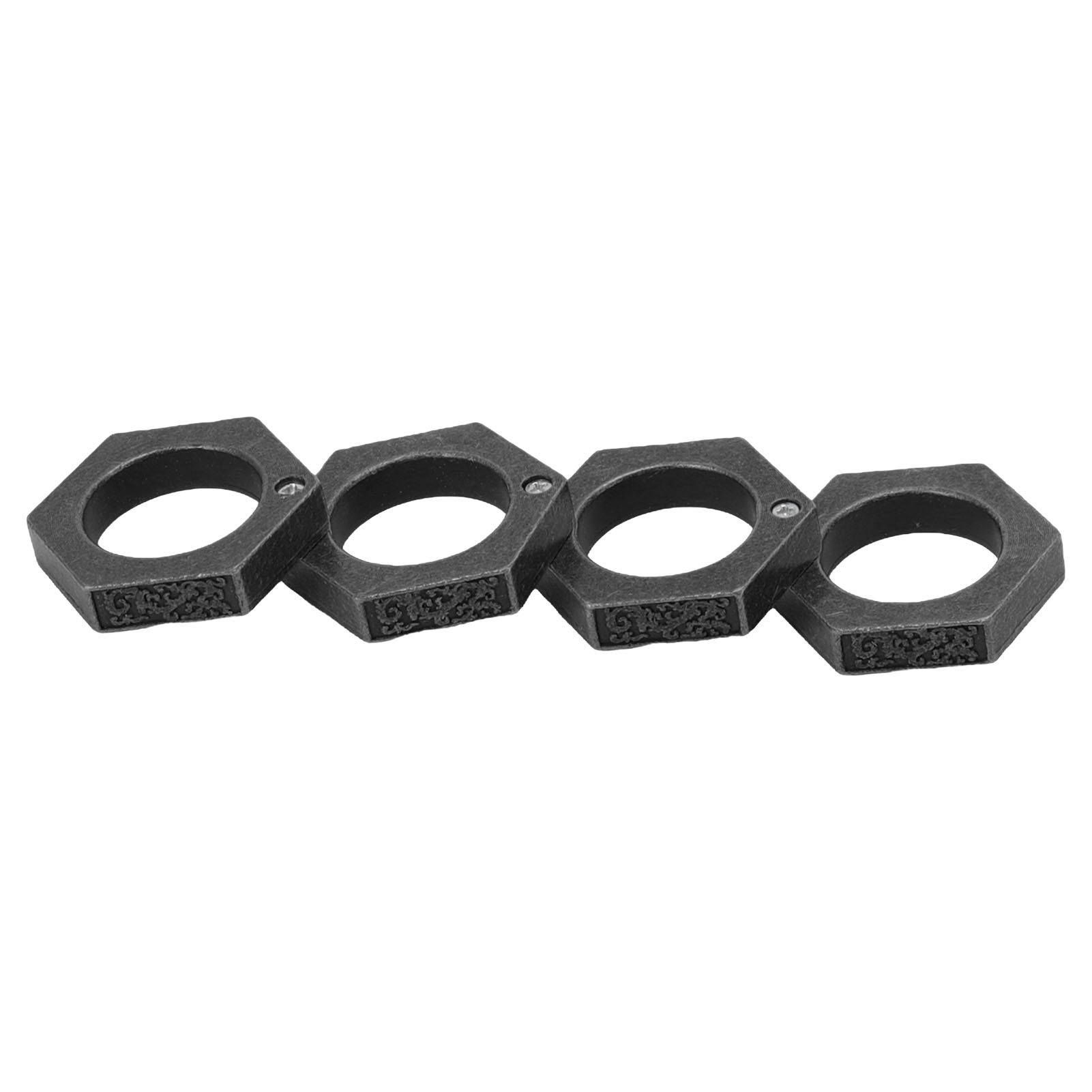 Defense Rings Aluminium Alloy Glossy Hexagonal Window Breaker for Emergency view 5