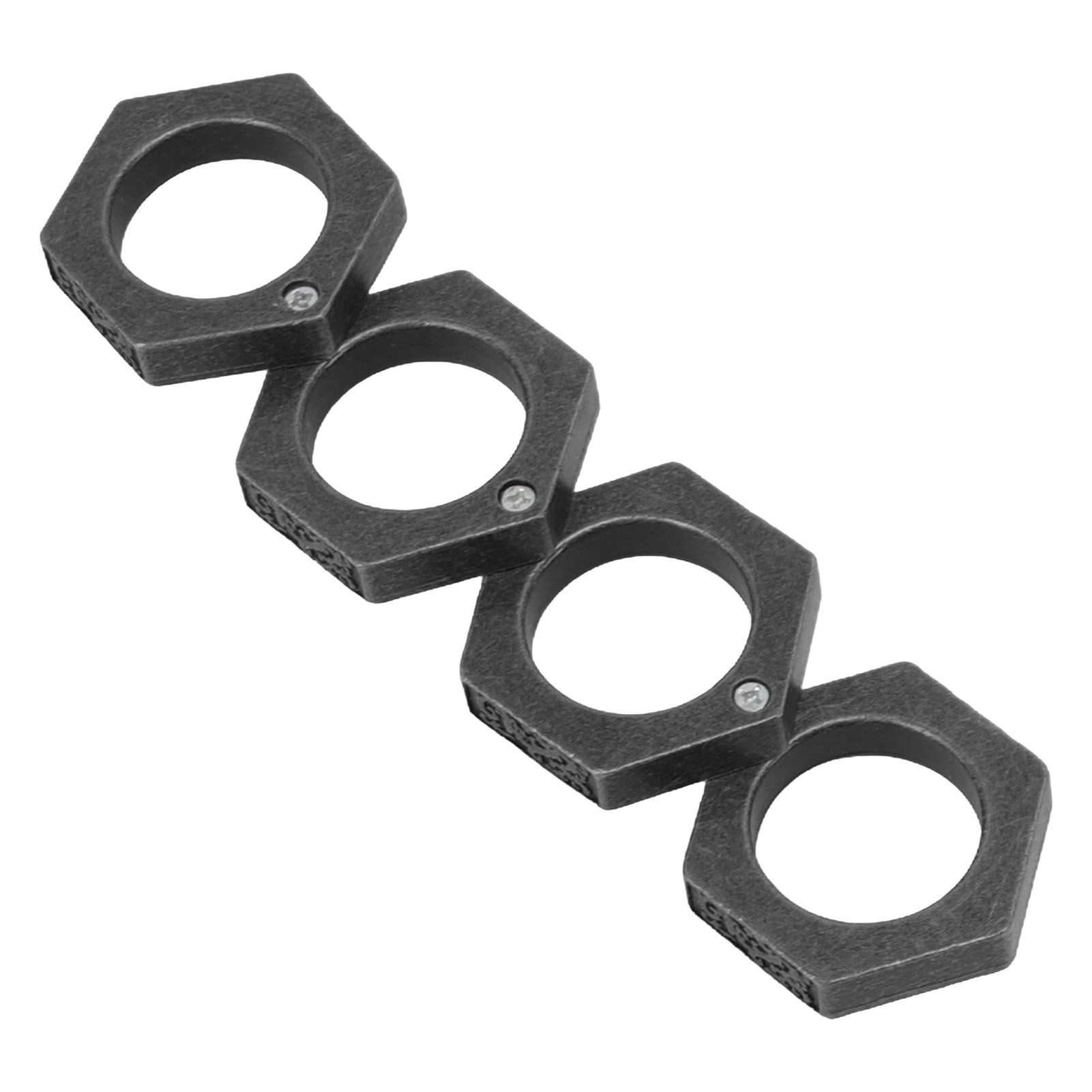 Defense Rings Aluminium Alloy Glossy Hexagonal Window Breaker for Emergency view 7