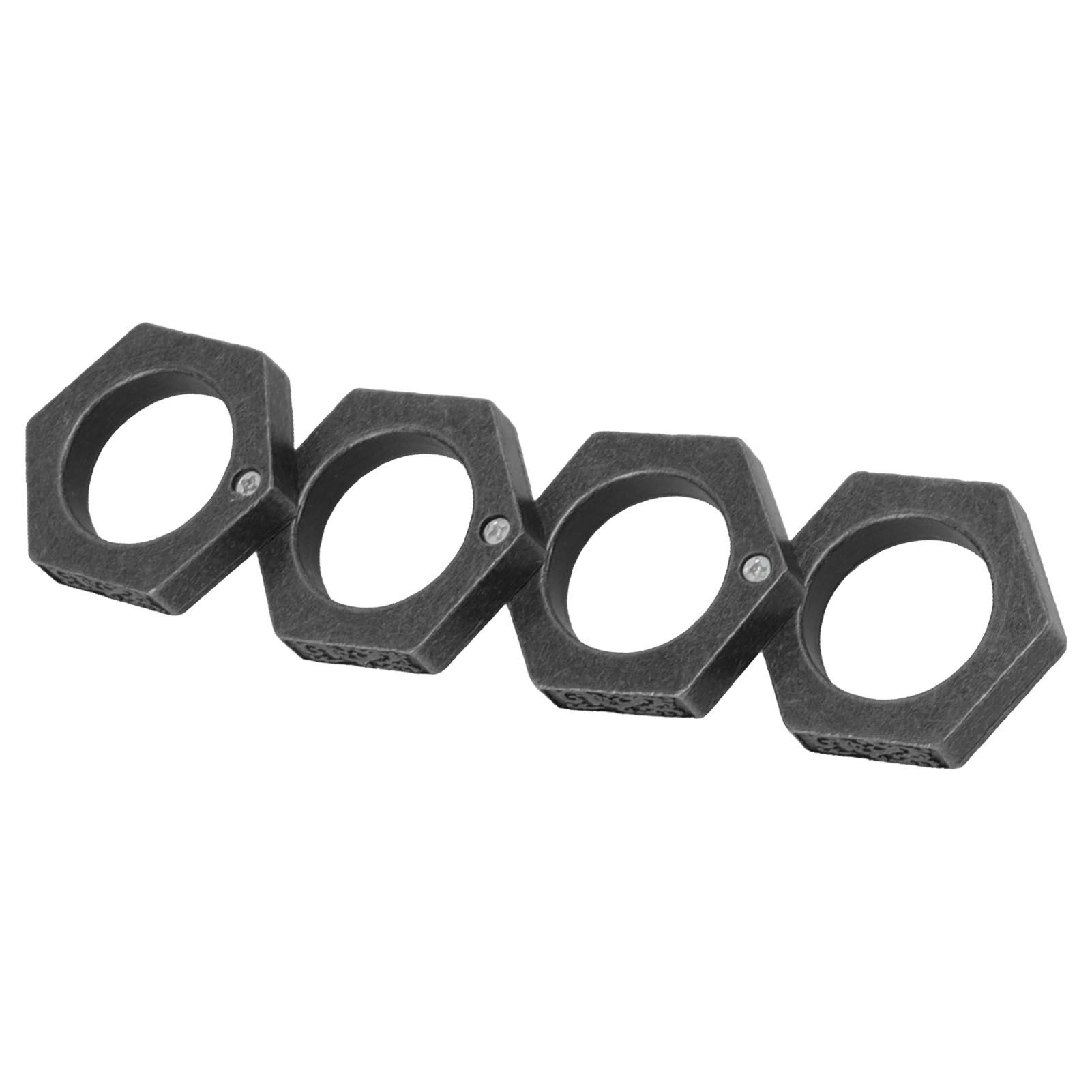 Defense Rings Aluminium Alloy Glossy Hexagonal Window Breaker for Emergency view 9