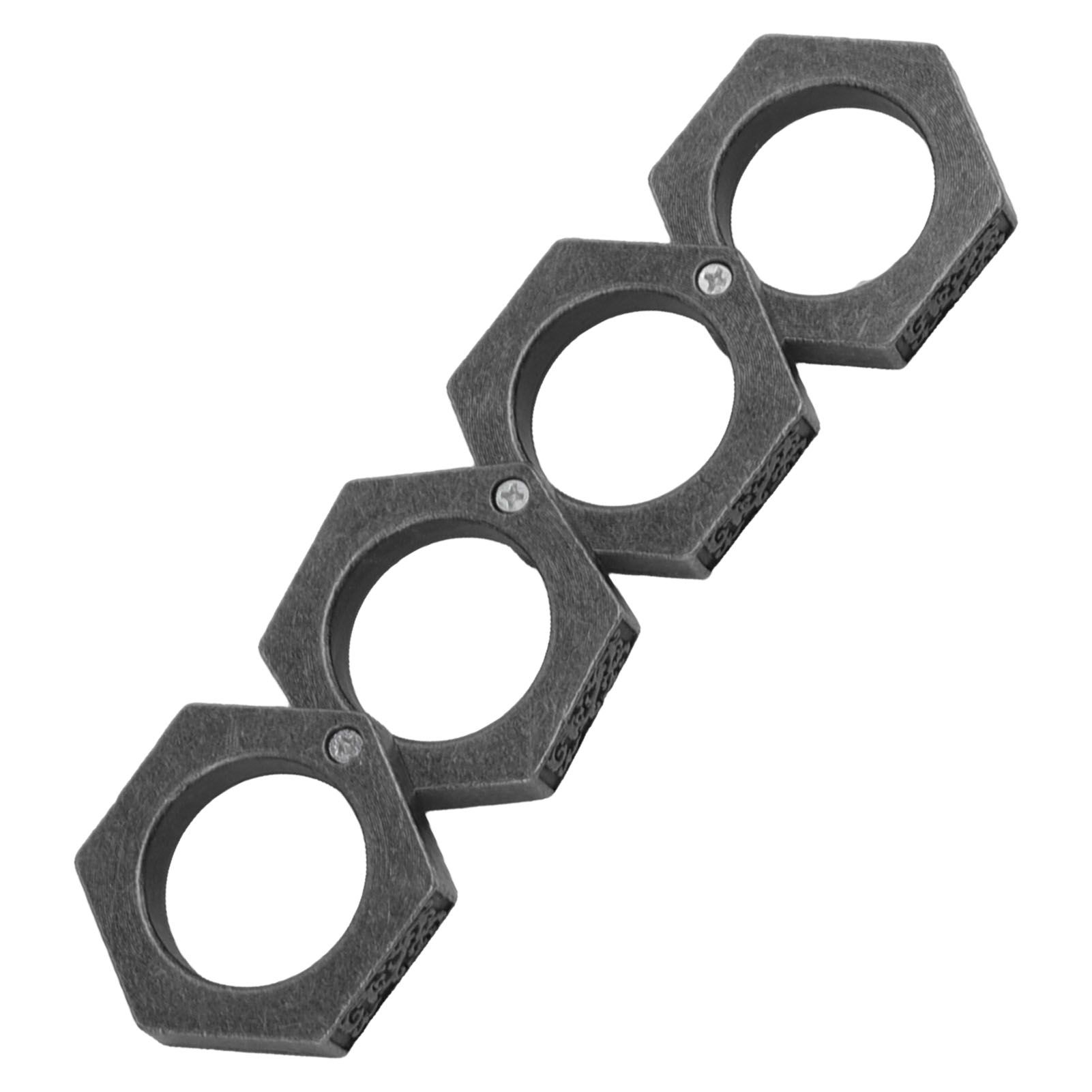 Defense Rings Aluminium Alloy Glossy Hexagonal Window Breaker for Emergency view 10