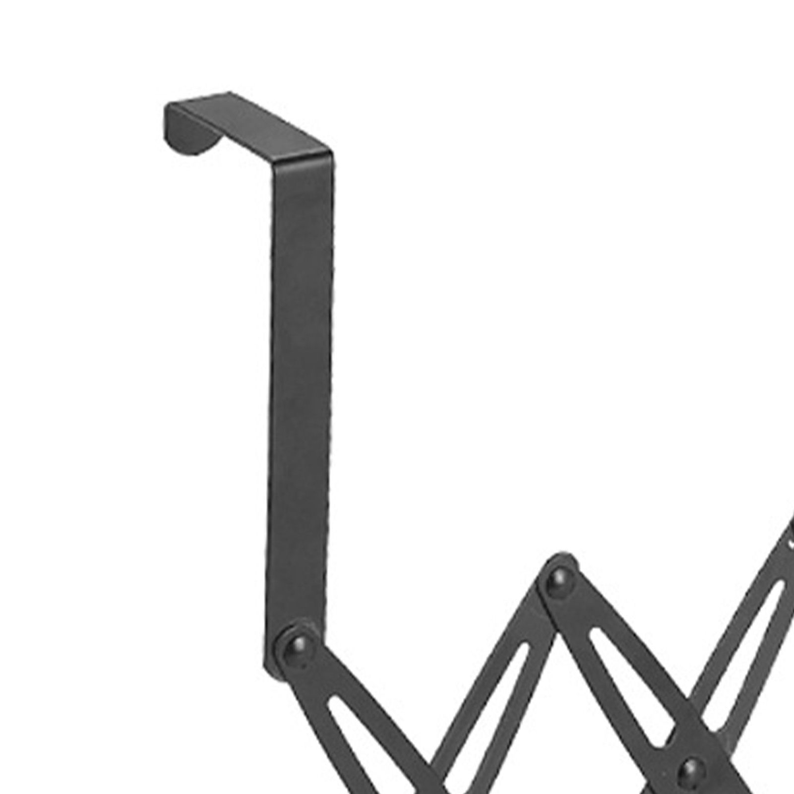 Over Door Hooks Expandable Stainless Steel Clothes Coat Rack for Bedroom view 9