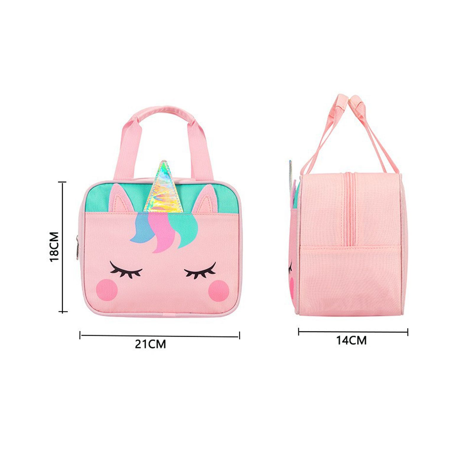 Children Lunch Bag Kindergarten Students Cartoon Portable Insulated Thermal view 10
