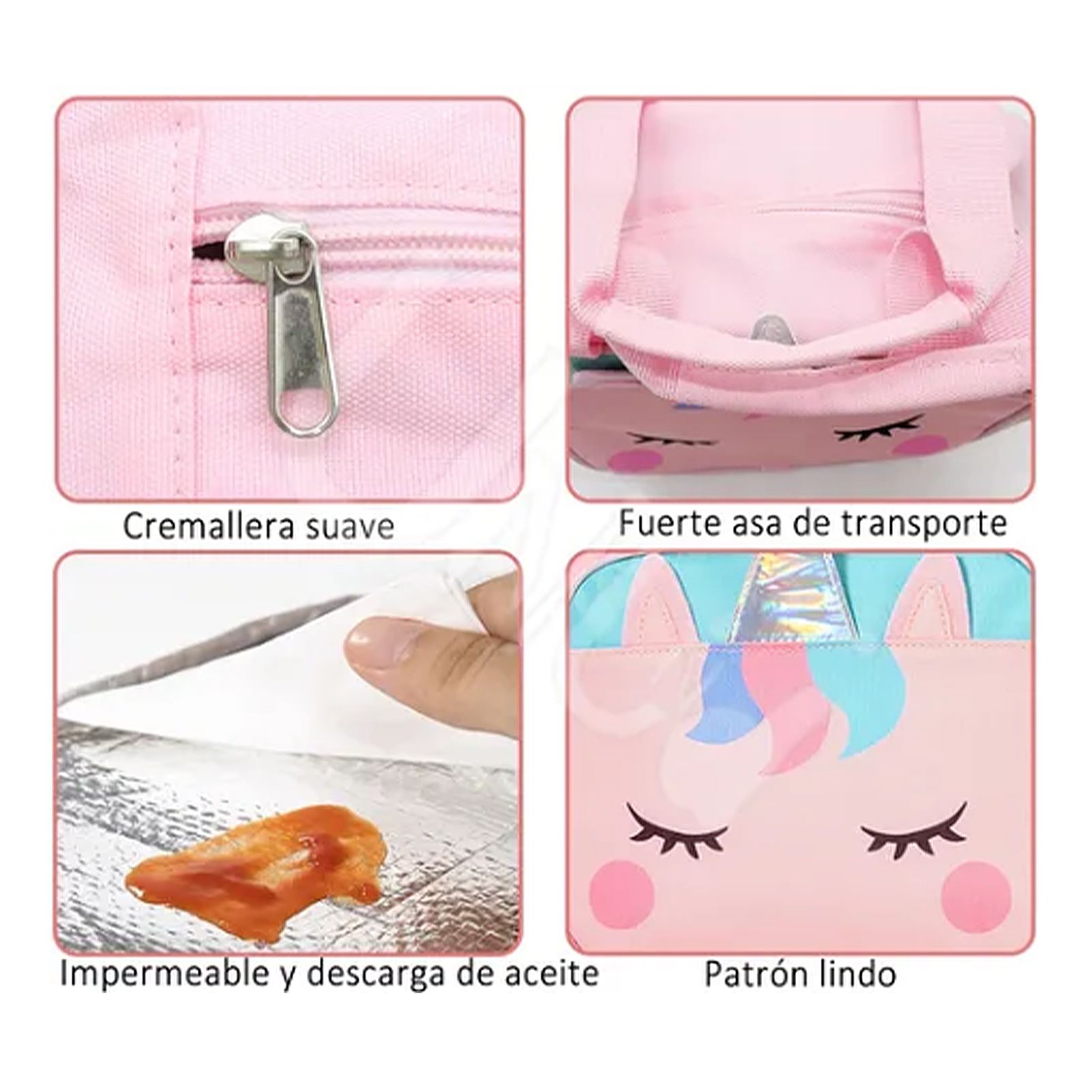 Children Lunch Bag Kindergarten Students Cartoon Portable Insulated Thermal view 13