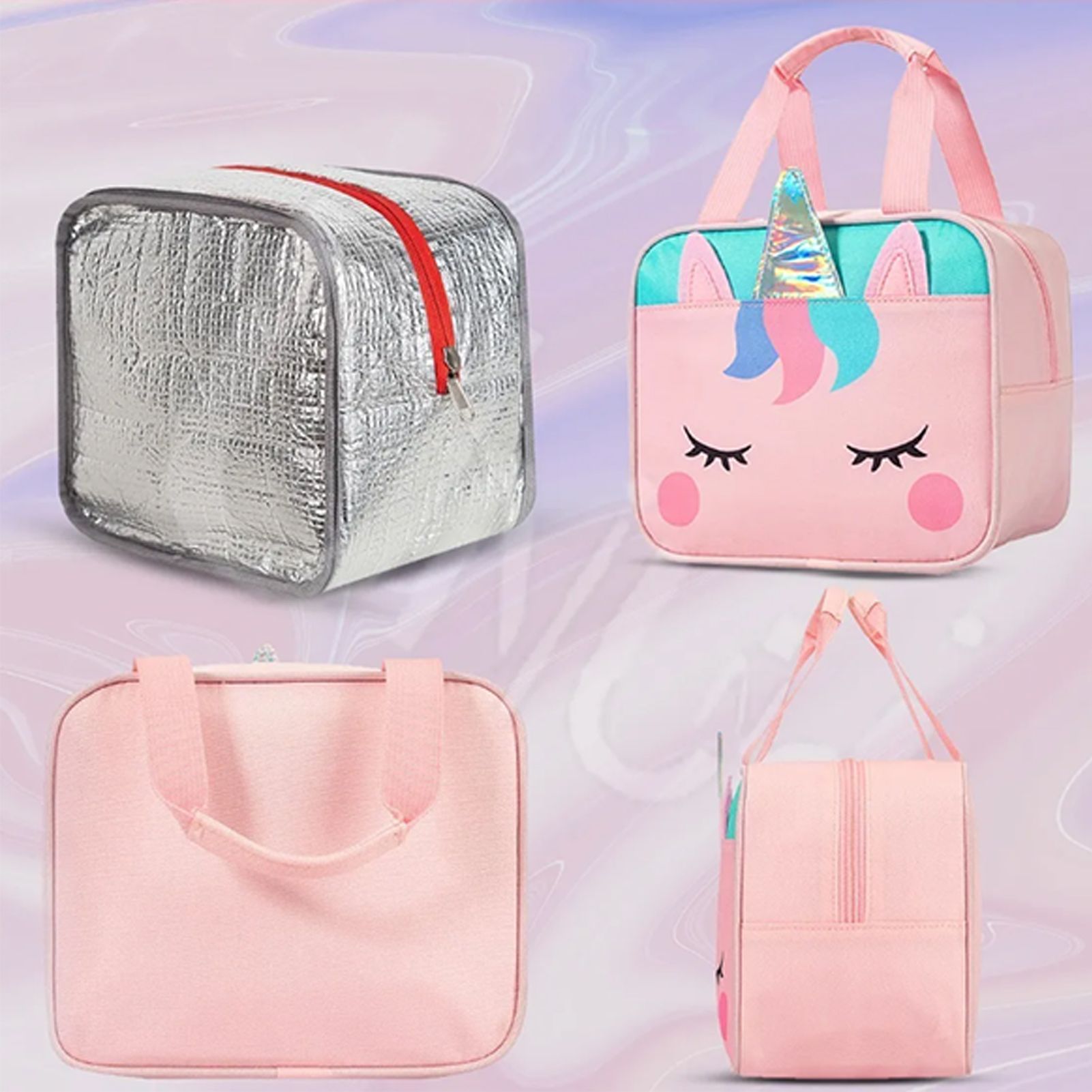 Children Lunch Bag Kindergarten Students Cartoon Portable Insulated Thermal view 14