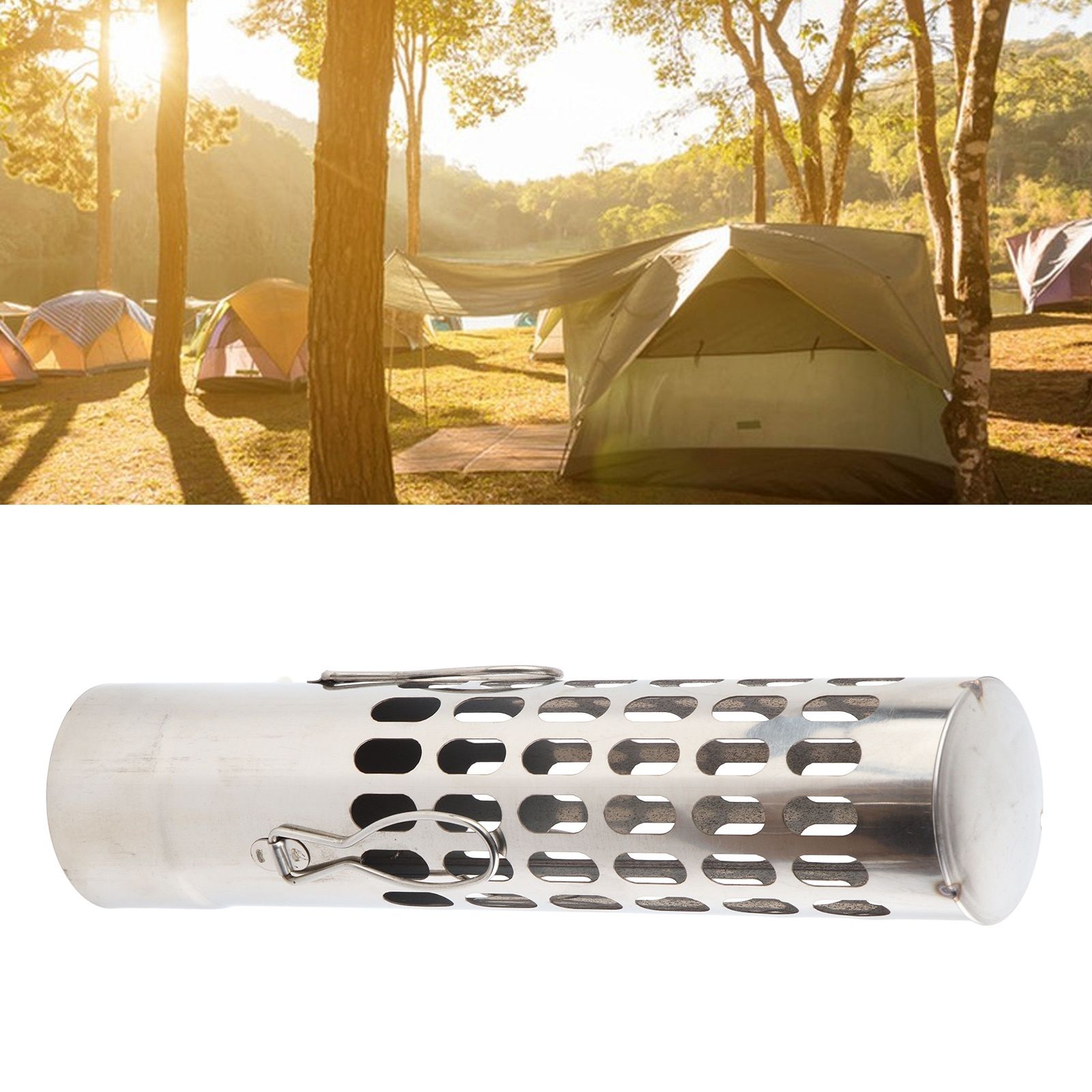Tent Chimney Pipe Cover Weatherproof Ventilation Stainless Steel Stove Pipe view 11