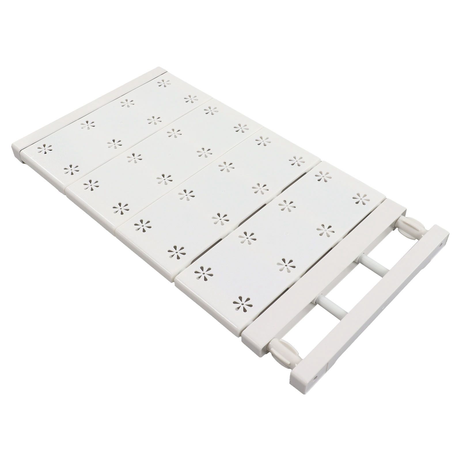Wardrobe Partition Board Storage Extendable Rod Space Saving Layered Partition view 6