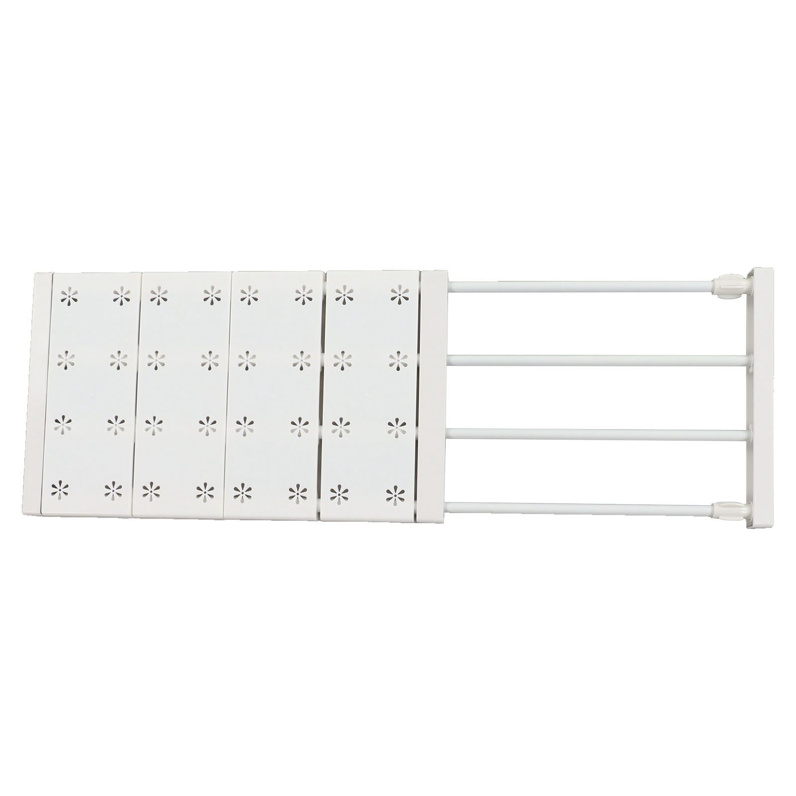 Wardrobe Partition Board Storage Extendable Rod Space Saving Layered Partition view 8