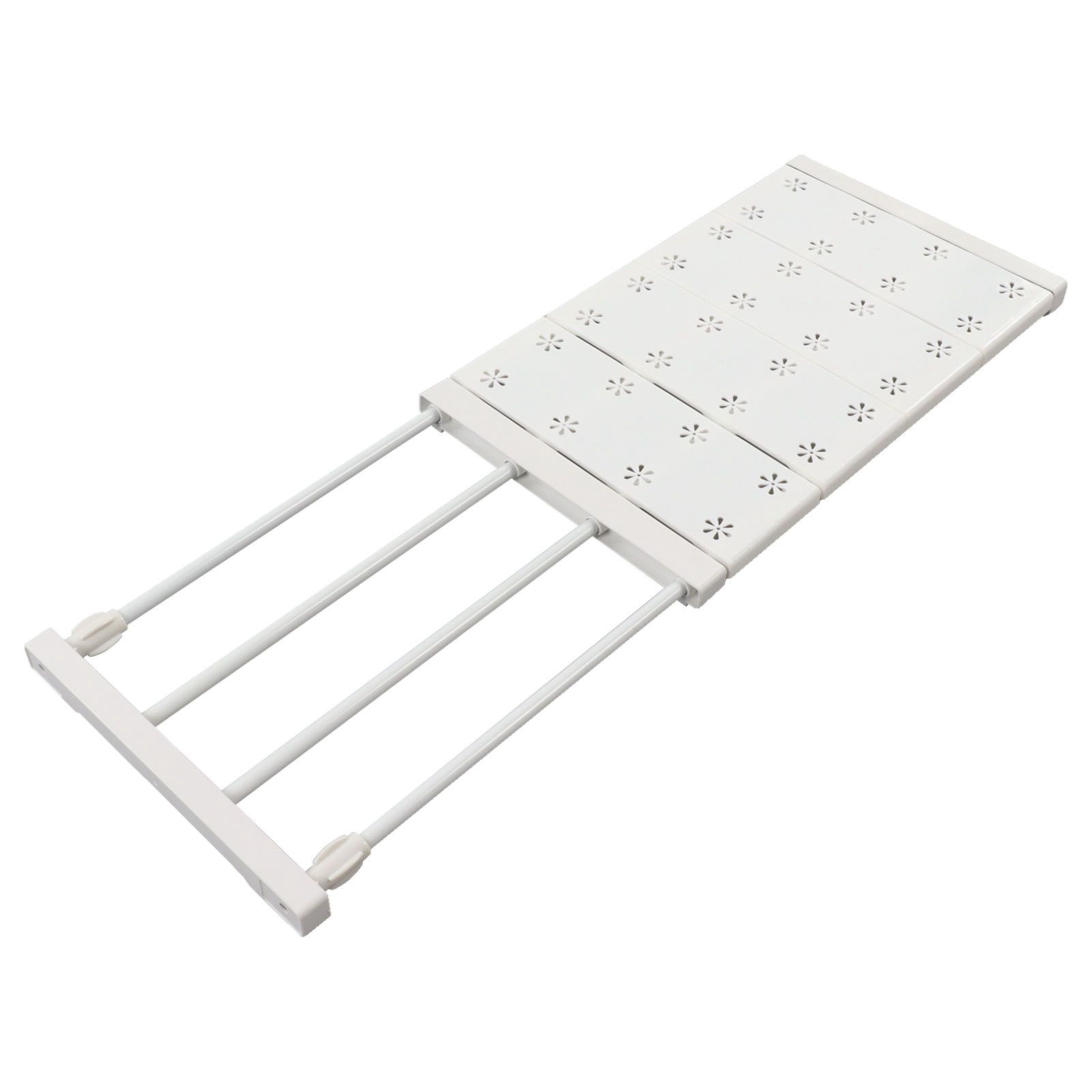 Wardrobe Partition Board Storage Extendable Rod Space Saving Layered Partition view 9