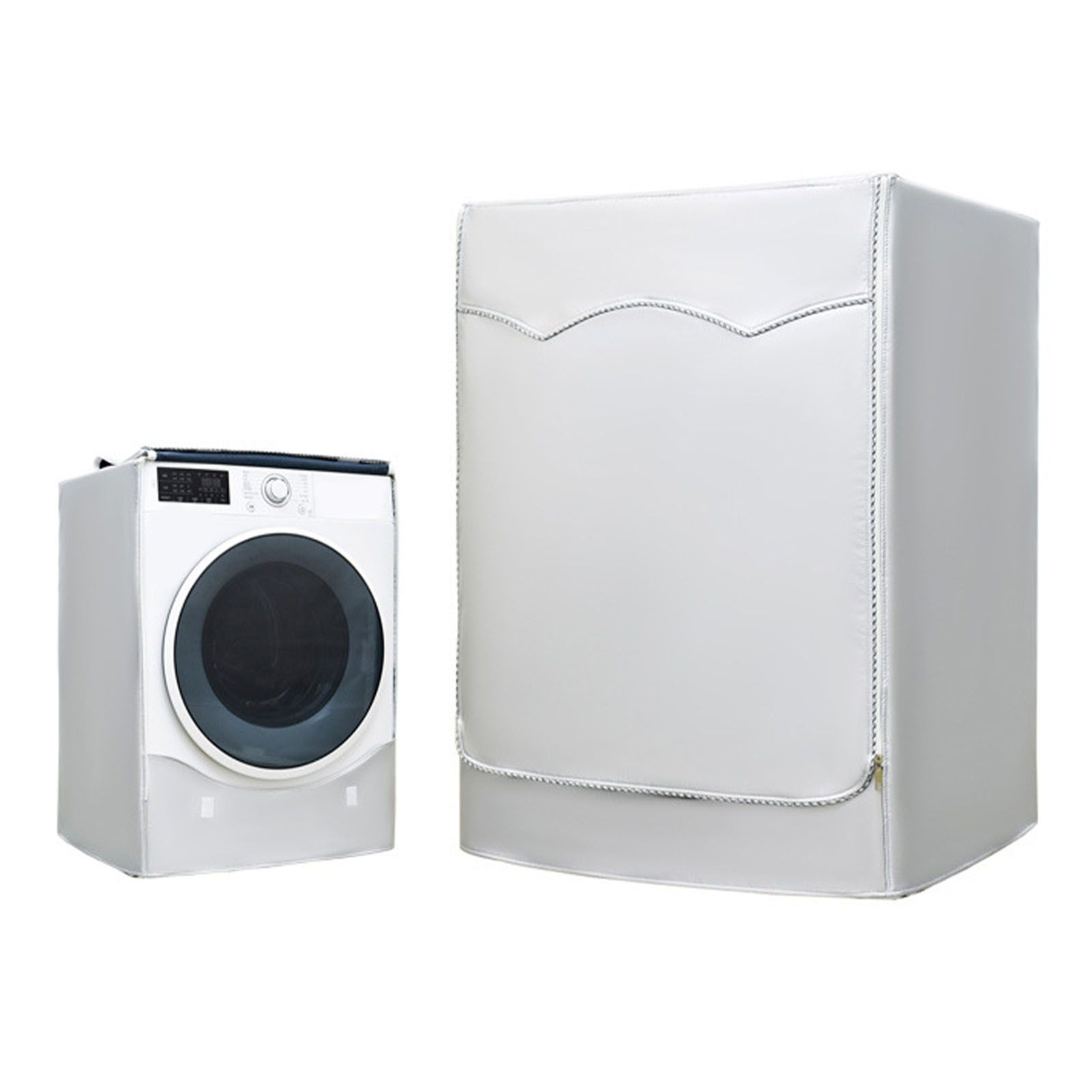 Washing Machine Cover Waterproof Dustproof Sunscreen for Fully Automatic view 10
