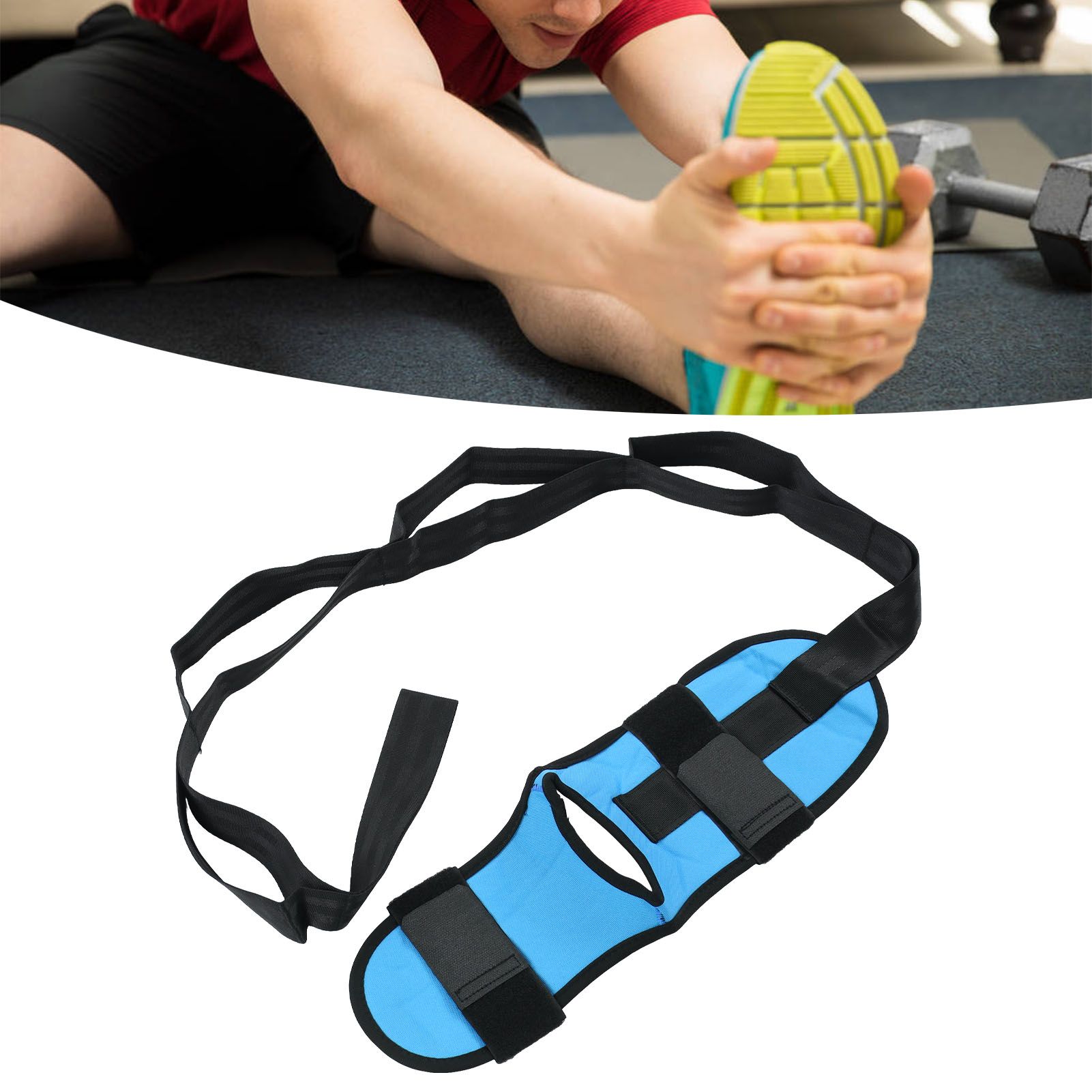 Leg Stretching Strap Muscle Relaxing High Elasticity Improve Flexibility view 11