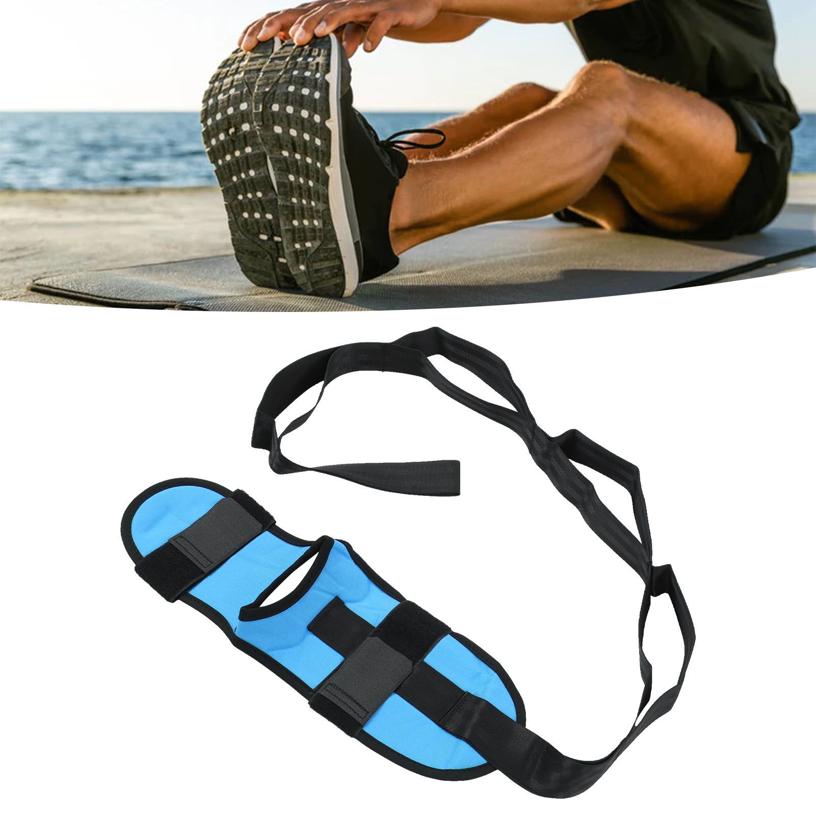 Leg Stretching Strap Muscle Relaxing High Elasticity Improve Flexibility view 12