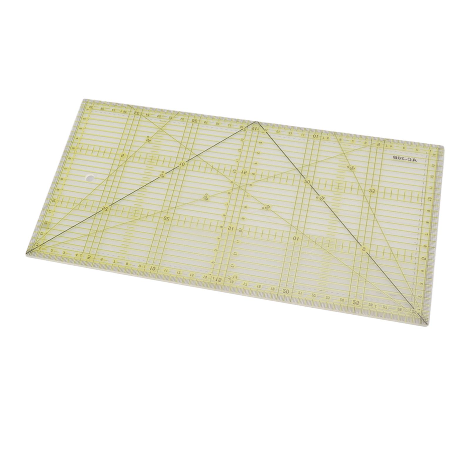 Acrylic Quilt Ruler DIY Precise Scale Transparent Quilting Ruler for Sewing view 4