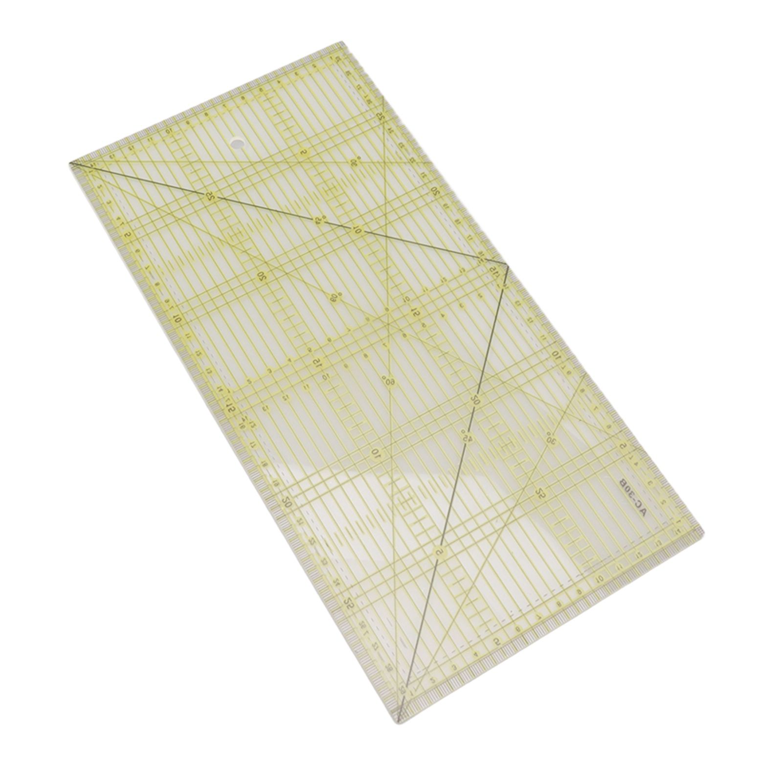 Acrylic Quilt Ruler DIY Precise Scale Transparent Quilting Ruler for Sewing view 5