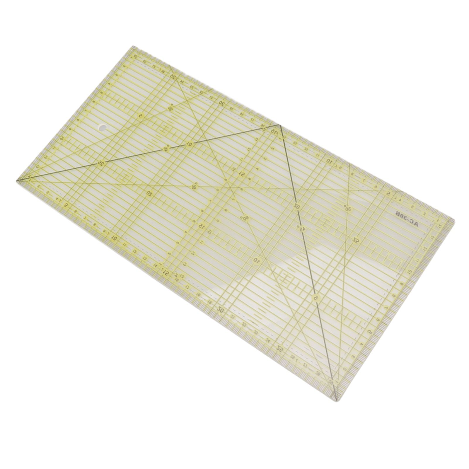 Acrylic Quilt Ruler DIY Precise Scale Transparent Quilting Ruler for Sewing view 7