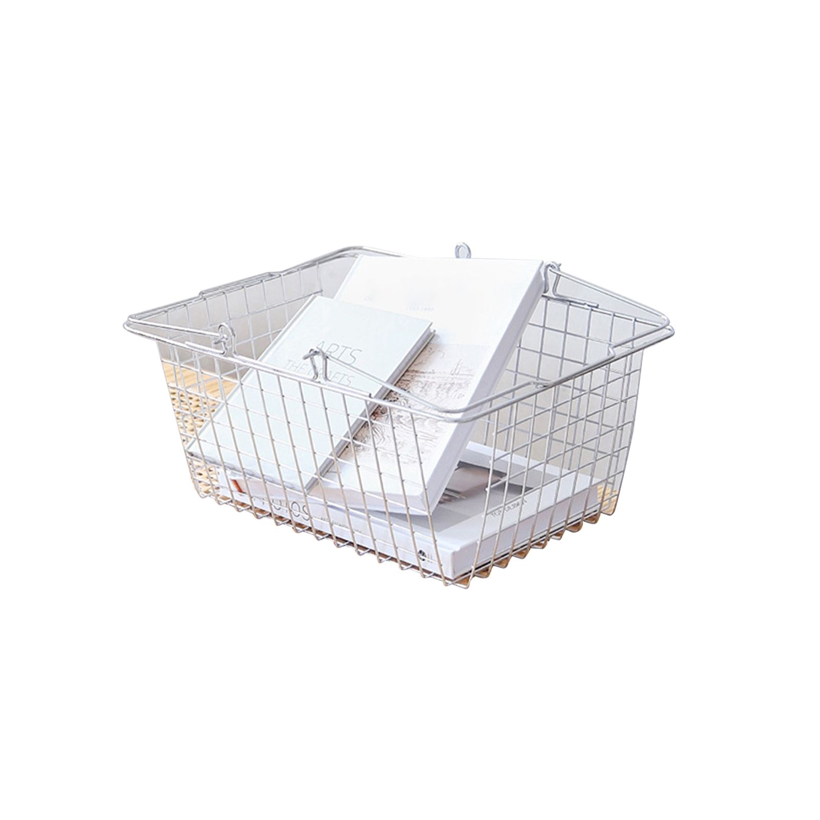 Storage Basket Convenient High Load Bearing Capacity for Bedroom Kitchen view 2