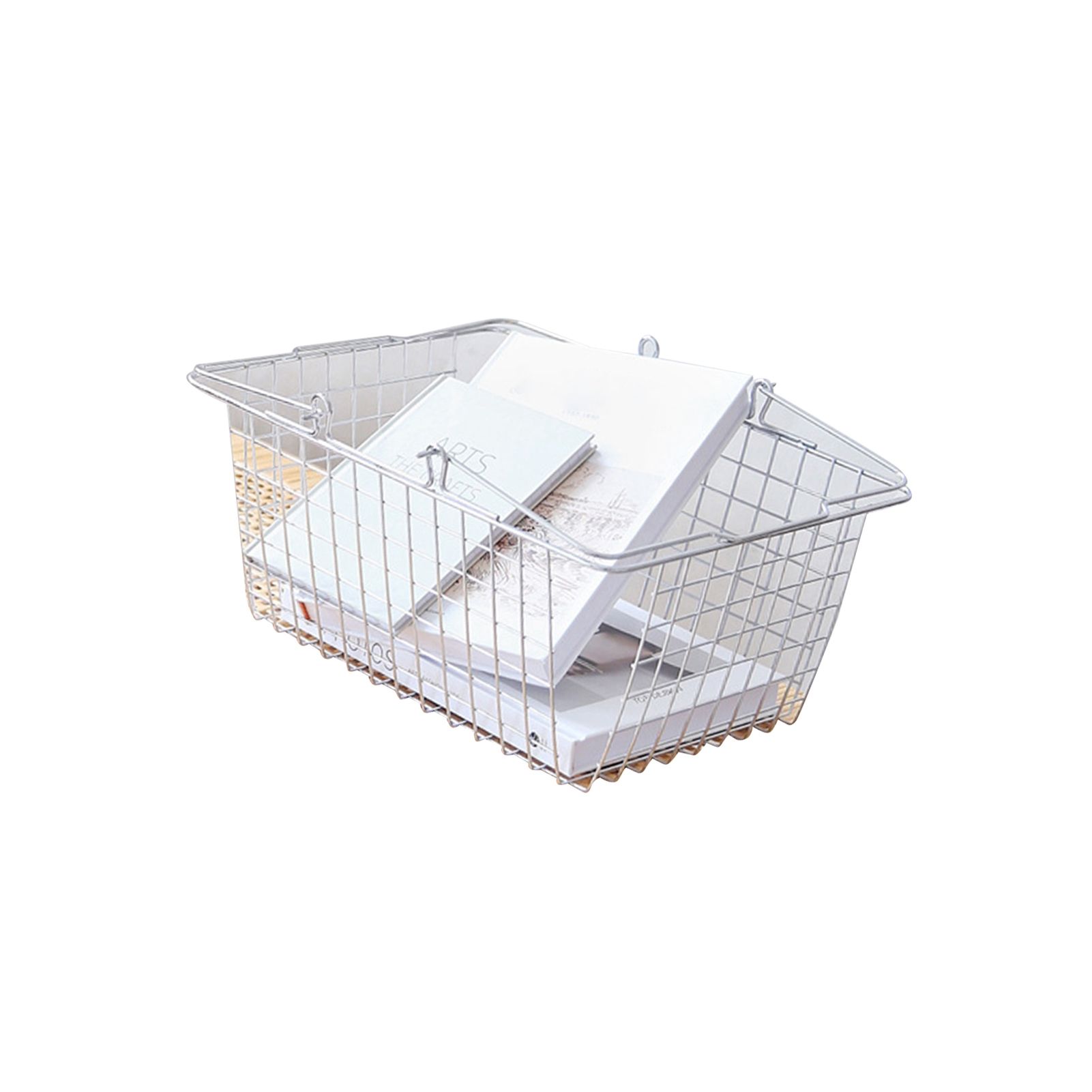 Storage Basket Convenient High Load Bearing Capacity for Bedroom Kitchen view 3