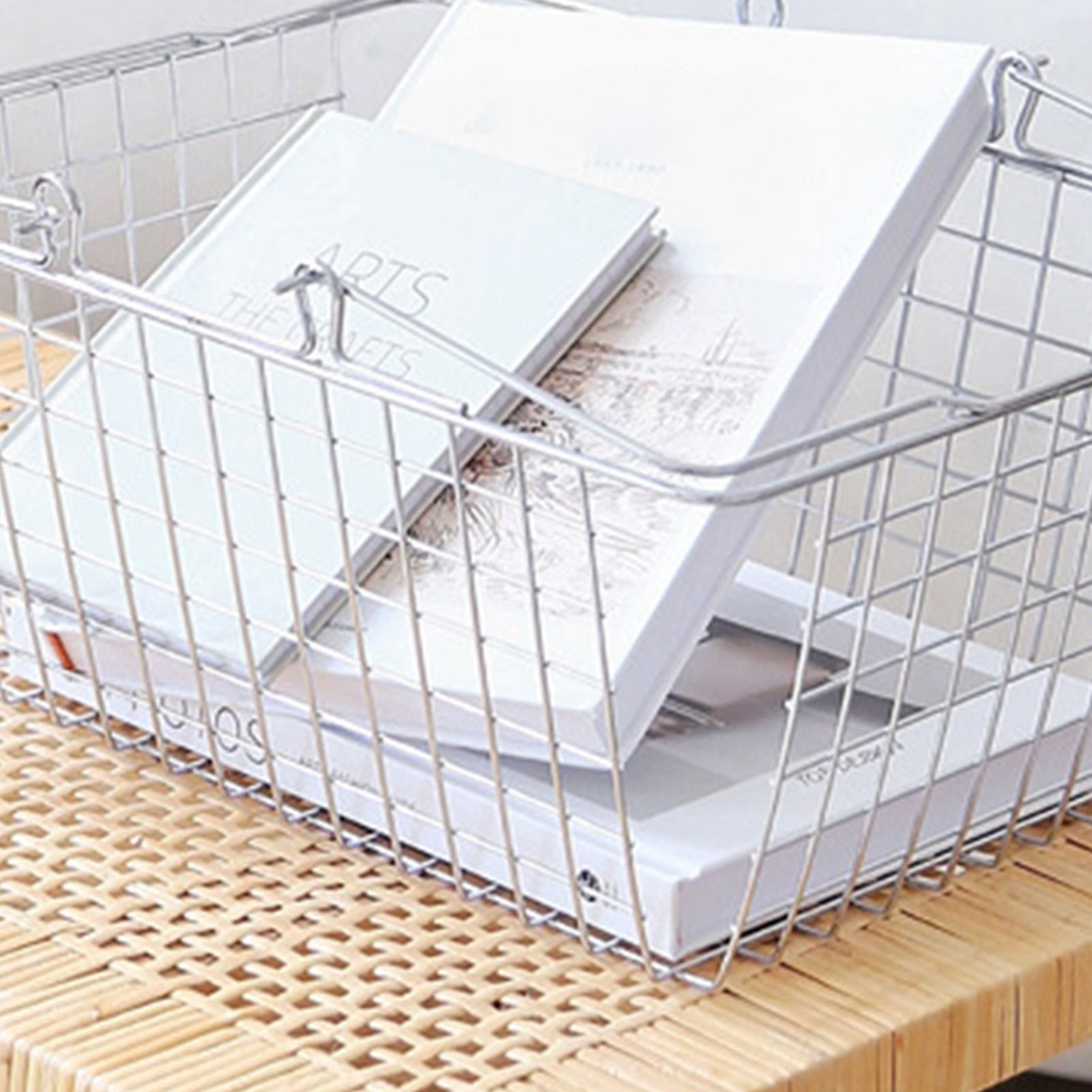 Storage Basket Convenient High Load Bearing Capacity for Bedroom Kitchen view 8