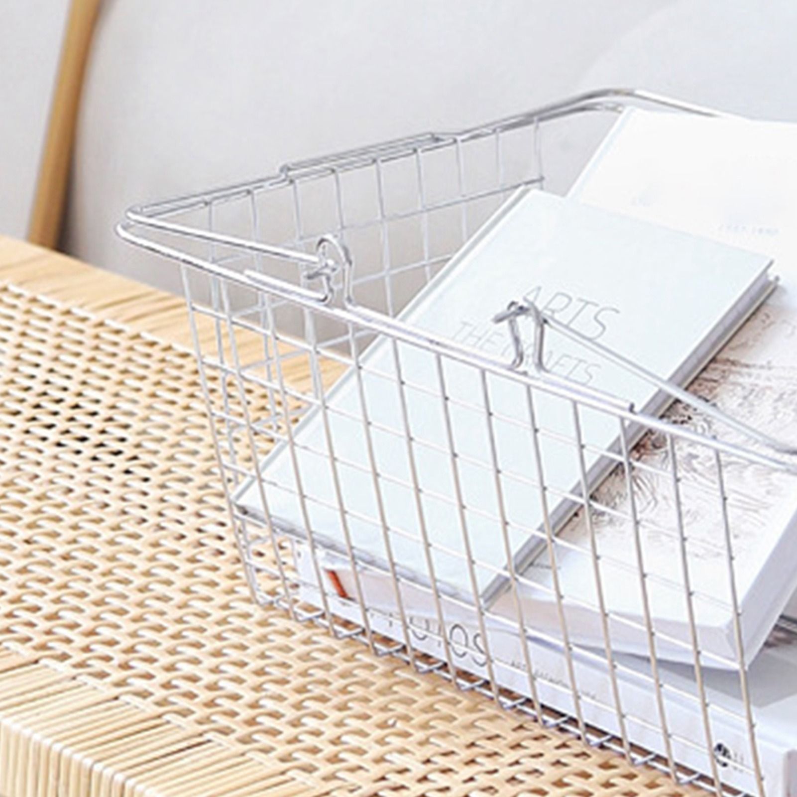 Storage Basket Convenient High Load Bearing Capacity for Bedroom Kitchen view 9