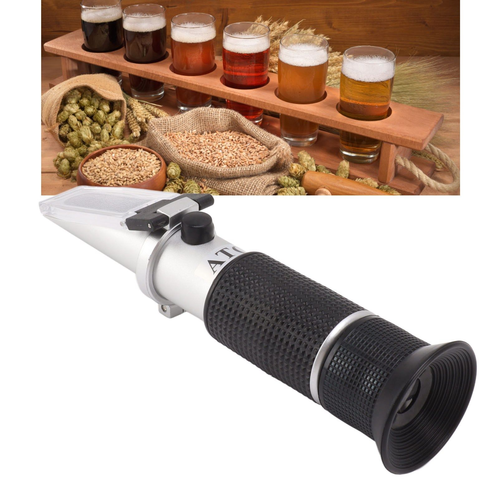 Alcohol Test Refractometer Brix Meter Refractometer With Automatic Temperature view 12