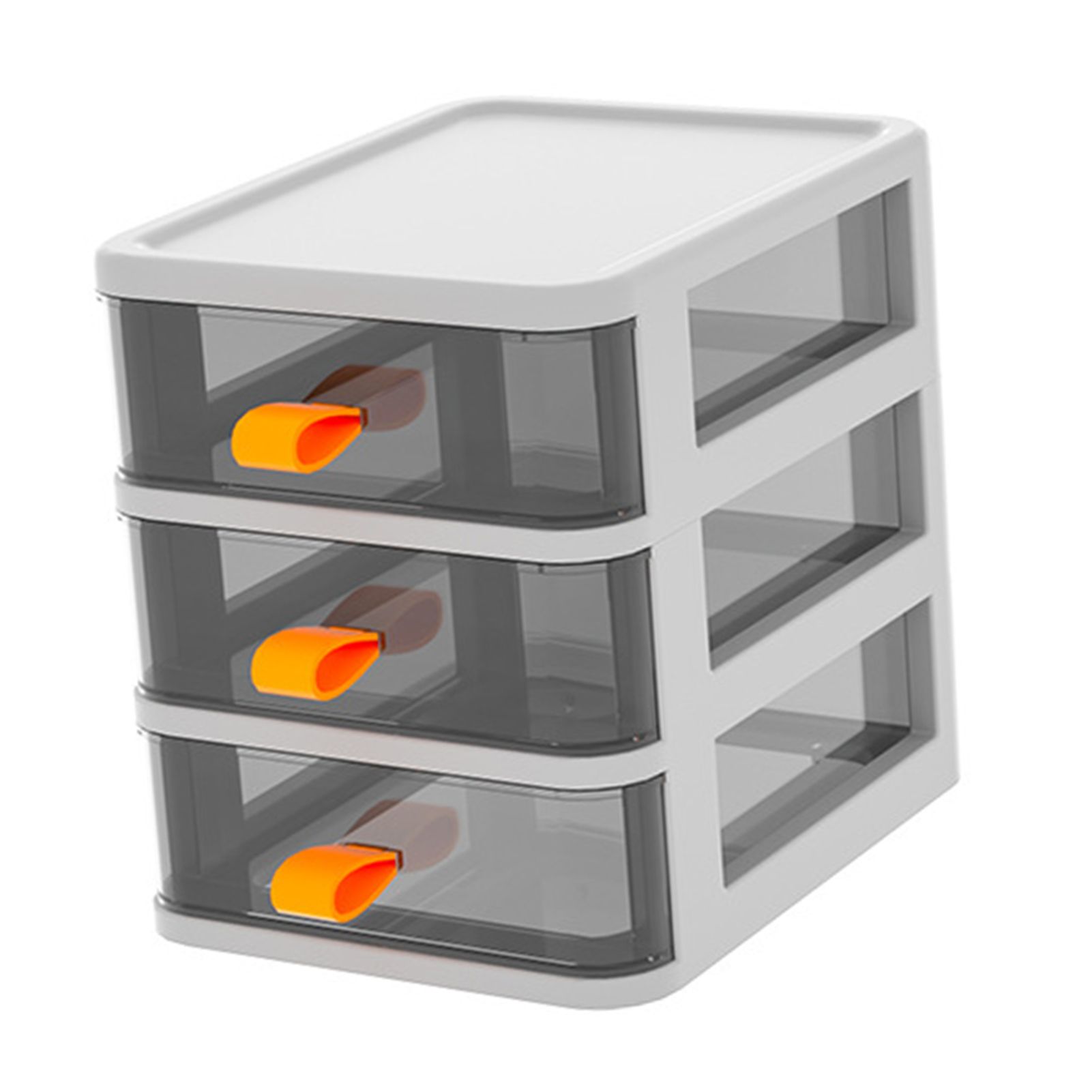 Drawer Type Desktop Storage Box Transparent Desktop Stationery Organizer with view 2