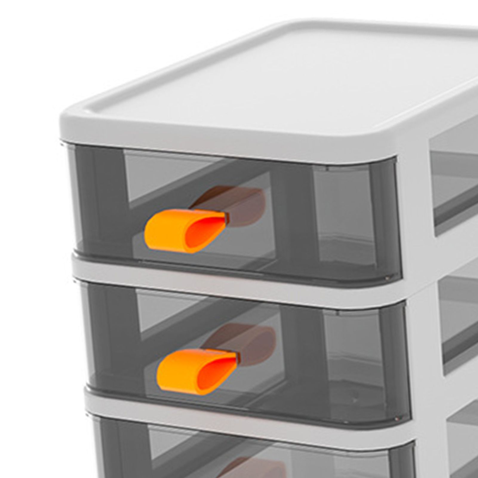 Drawer Type Desktop Storage Box Transparent Desktop Stationery Organizer with view 7