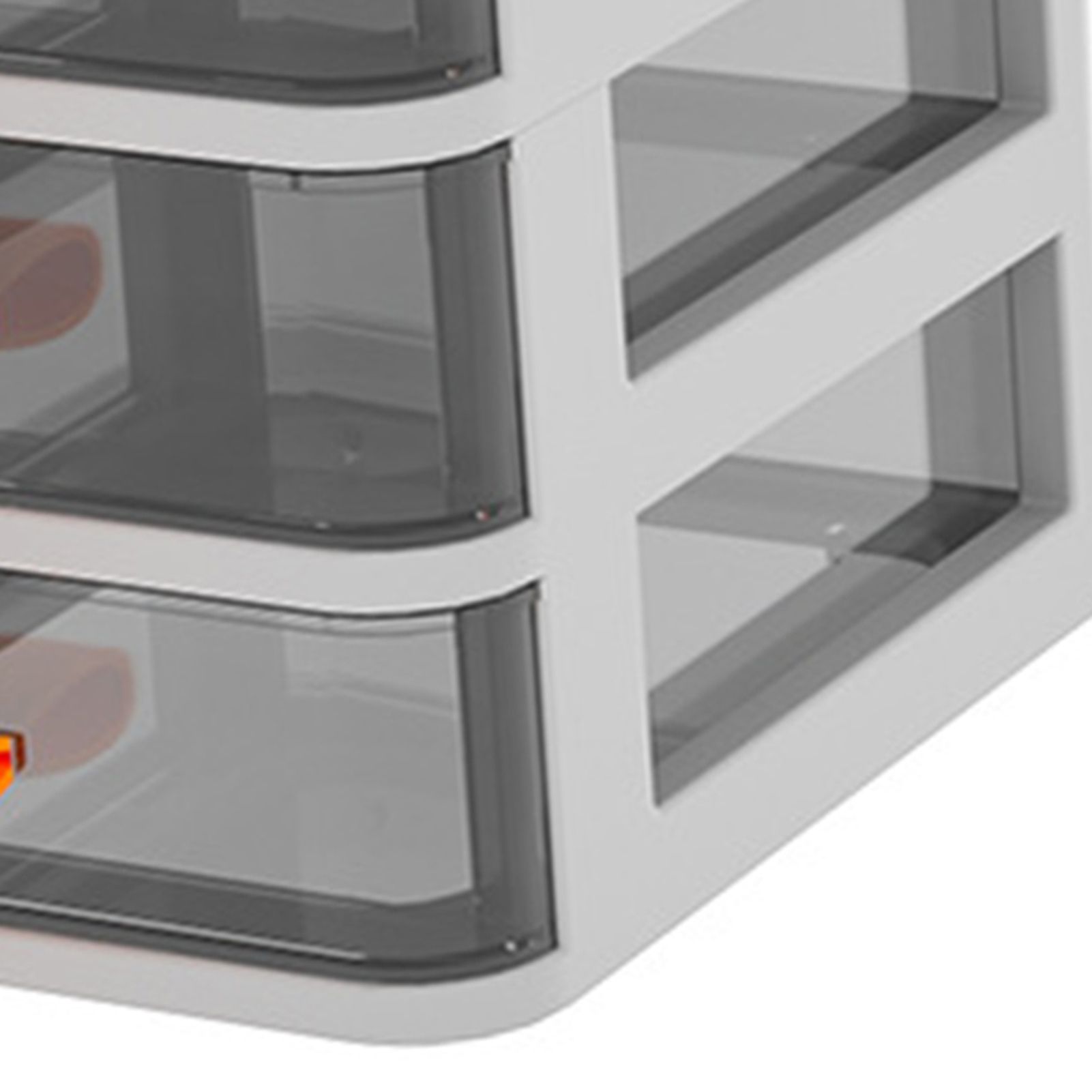 Drawer Type Desktop Storage Box Transparent Desktop Stationery Organizer with view 9