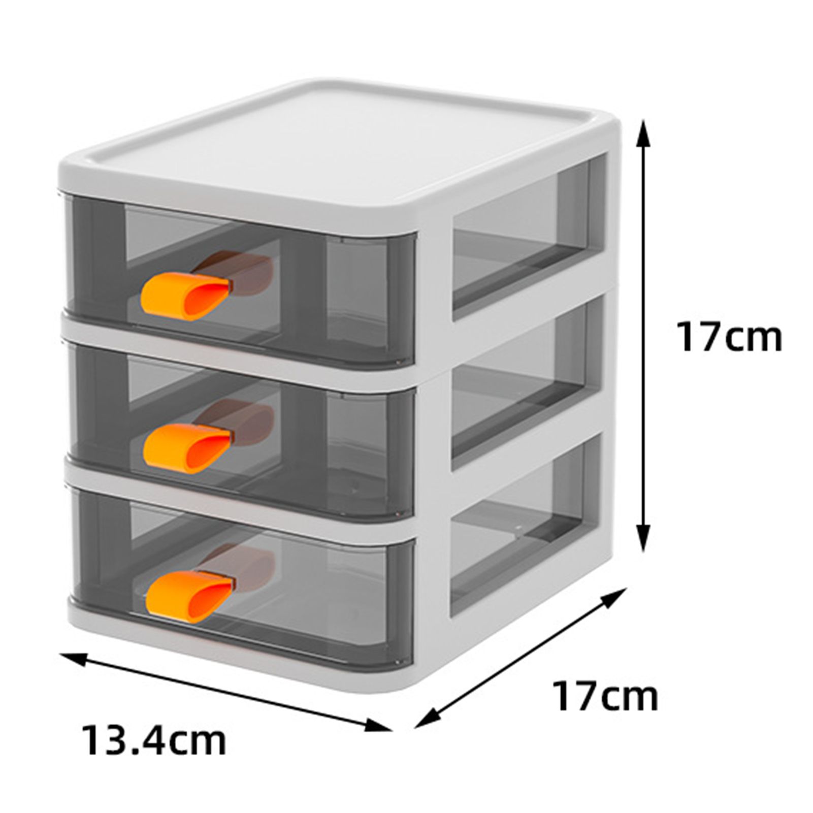 Drawer Type Desktop Storage Box Transparent Desktop Stationery Organizer with view 10
