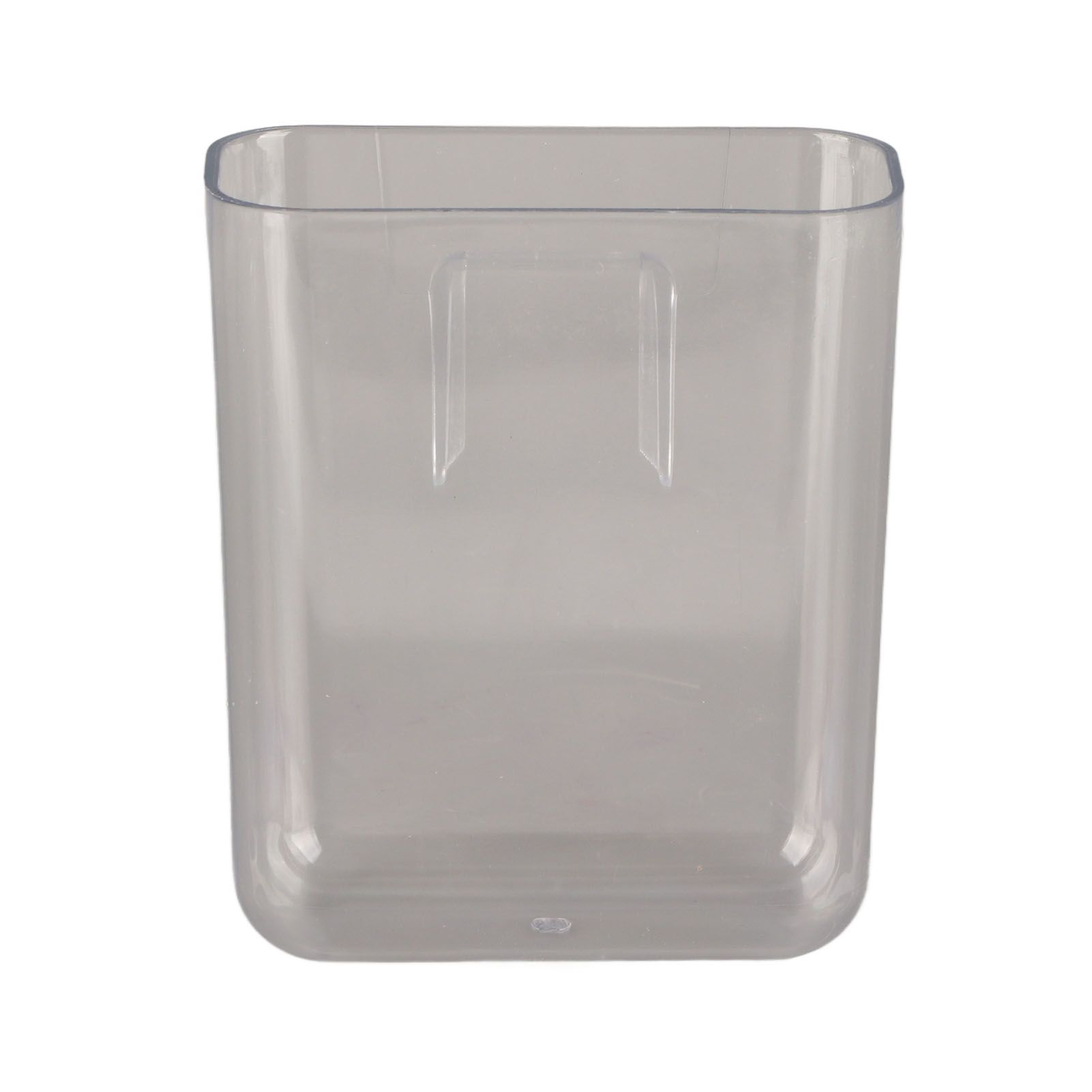 Adhesive Storage Bin Transparent Plastic Wall Mounted Floating Storage Holder view 5