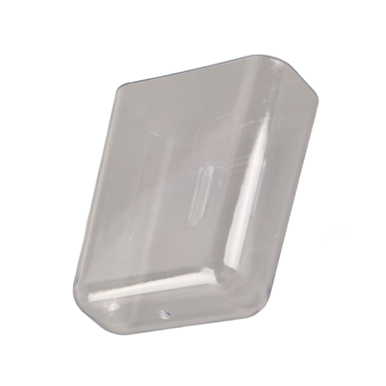 Adhesive Storage Bin Transparent Plastic Wall Mounted Floating Storage Holder view 11