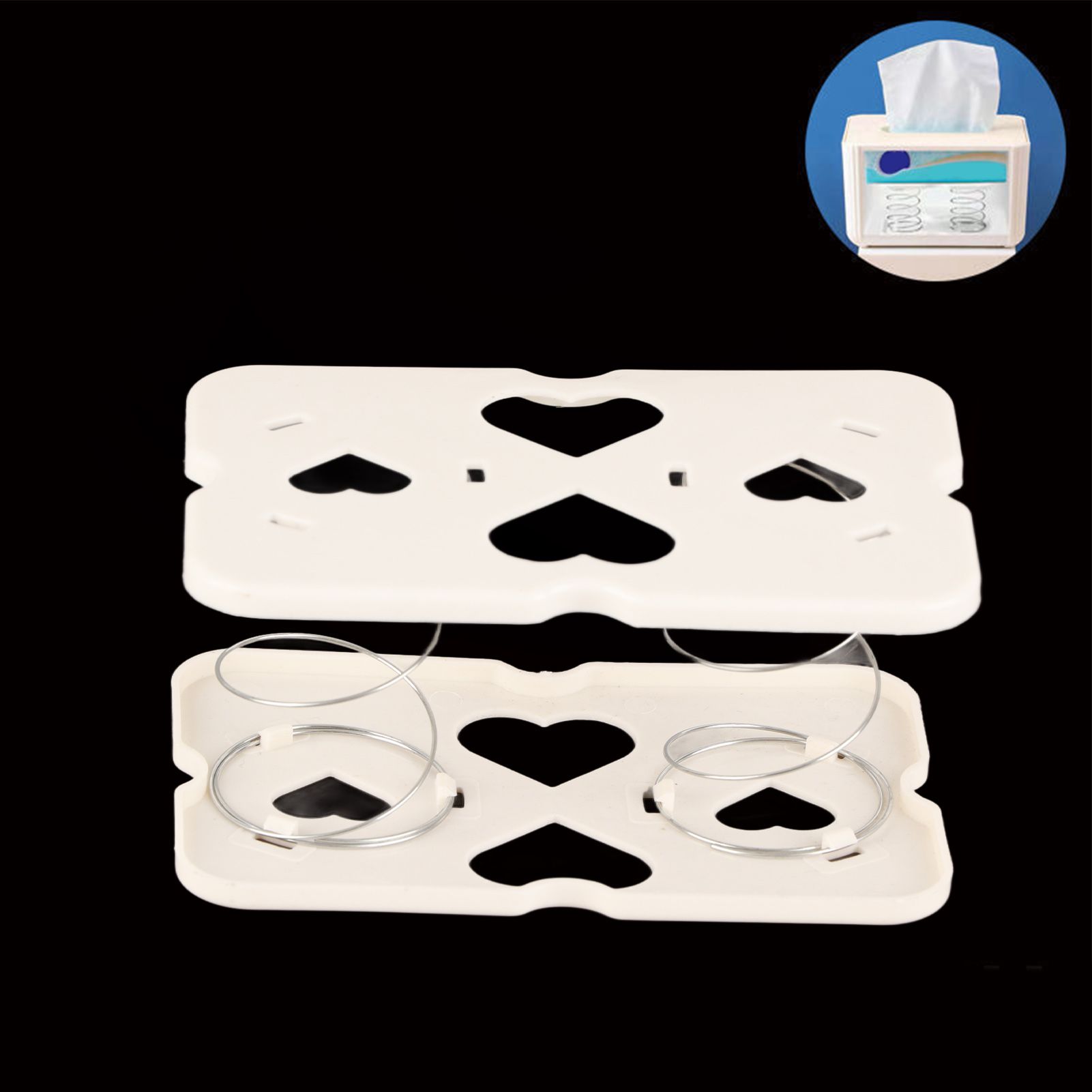 Tissue Box Spring Support Automatic Lifting Flexible Tissue Spring Bracket view 14