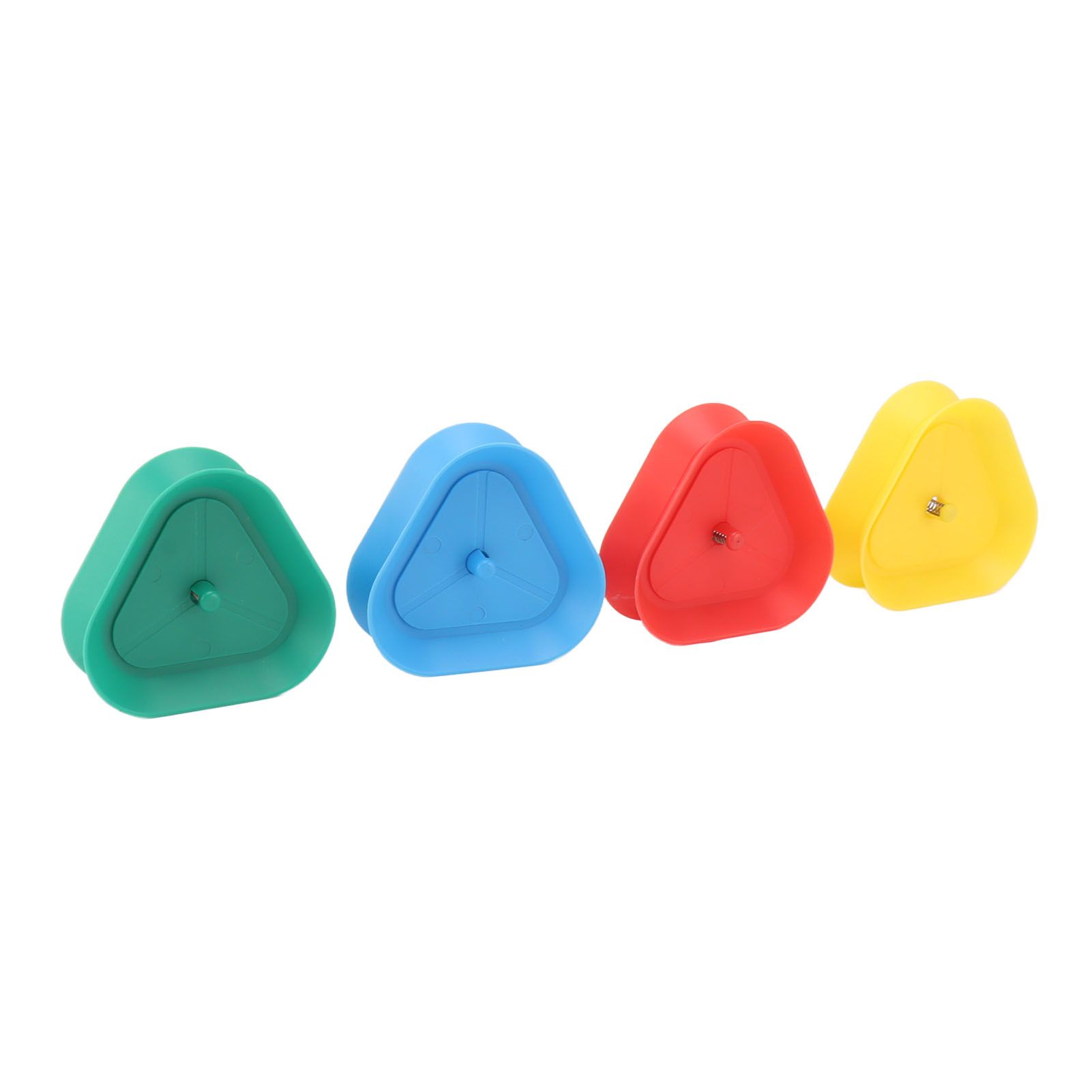 4Pcs Playing Card Holder Plastic Triangle Shaped Spring Design Hands Free view 5
