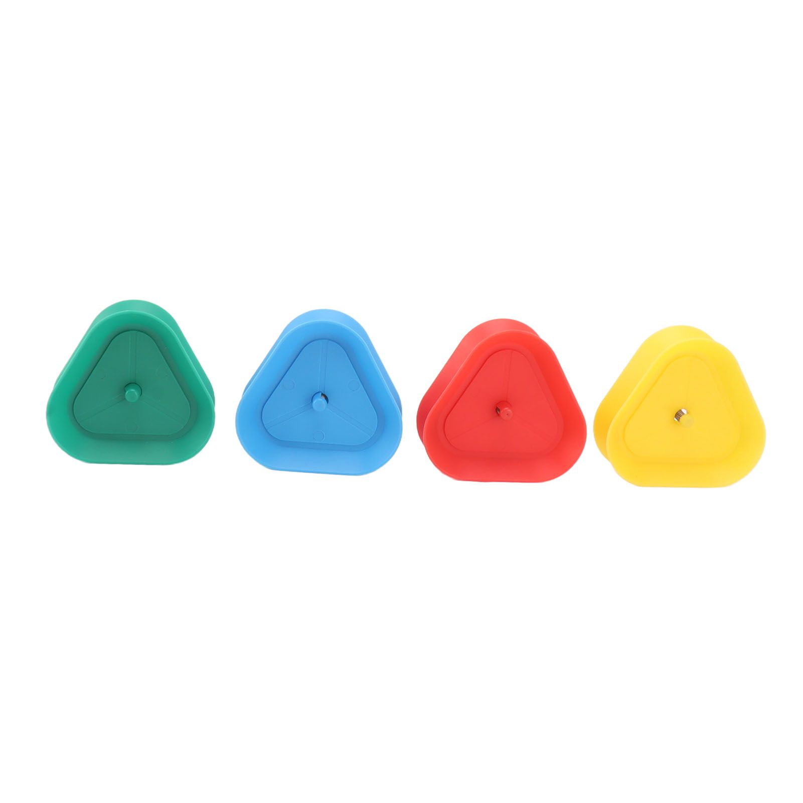 4Pcs Playing Card Holder Plastic Triangle Shaped Spring Design Hands Free view 6