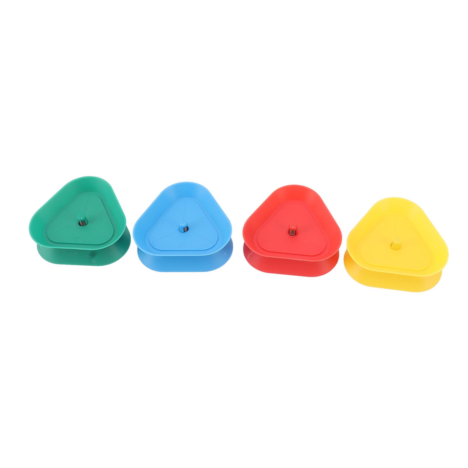 4Pcs Playing Card Holder Plastic Triangle Shaped Spring Design Hands Free view 7