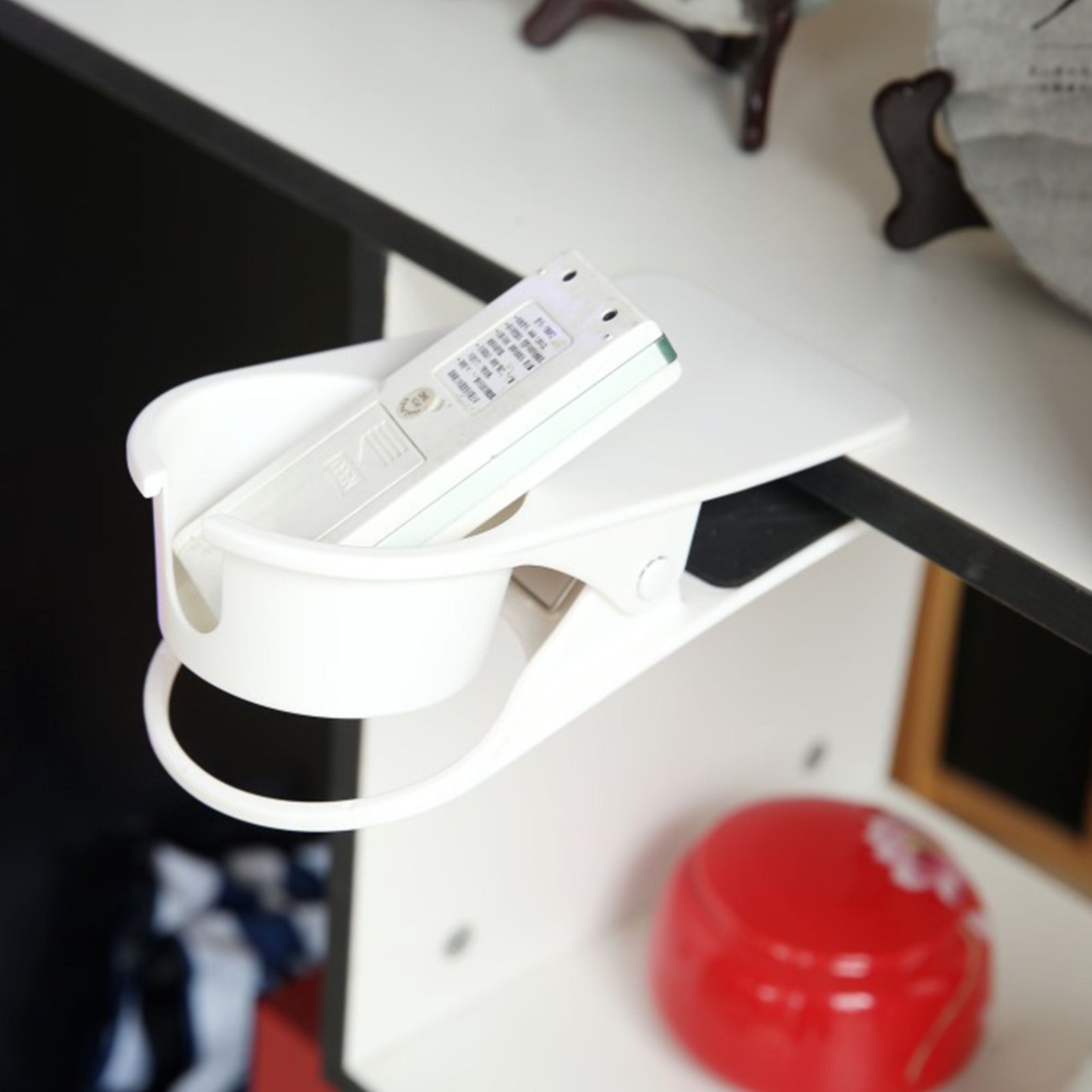 Desk Cup Holder Clip Space Saving Large Multifunctional Table Clamp Mug Stand view 6