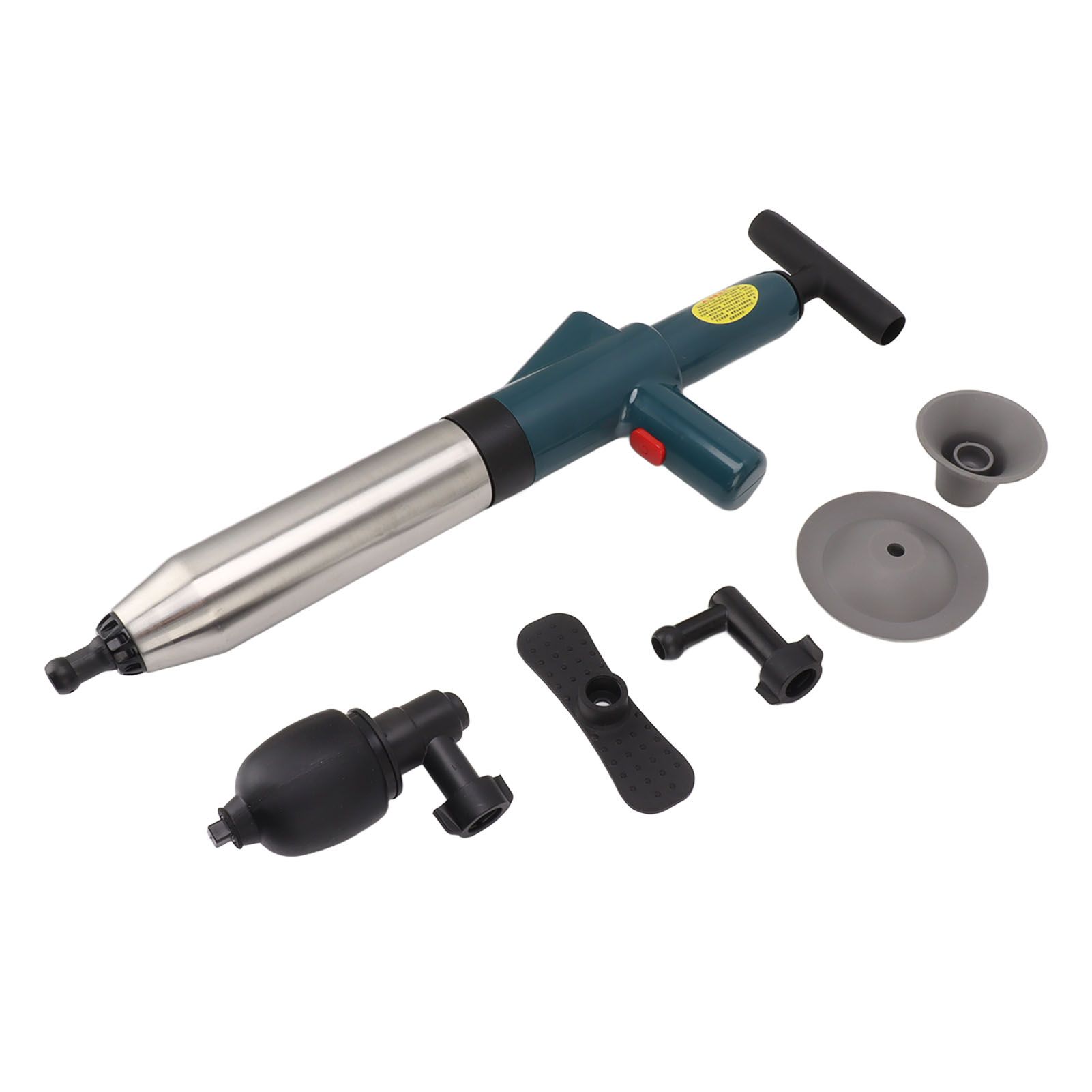Toilet Plunger Kit High Pressure Fast Efficient Manual Drain Plumb Plunger for view 2