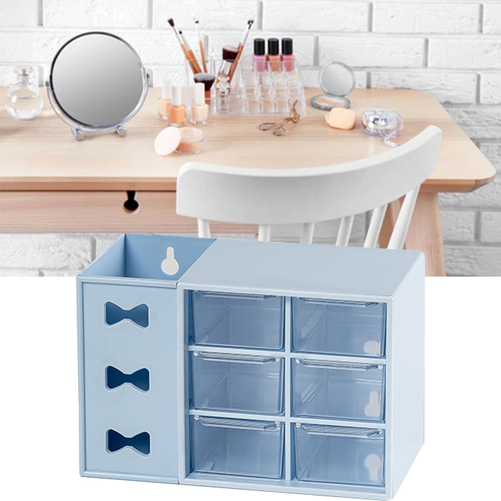 Pen Desk Shelf Dustproof 6 Drawers Pen Organization Storage Shelf for Students view 6