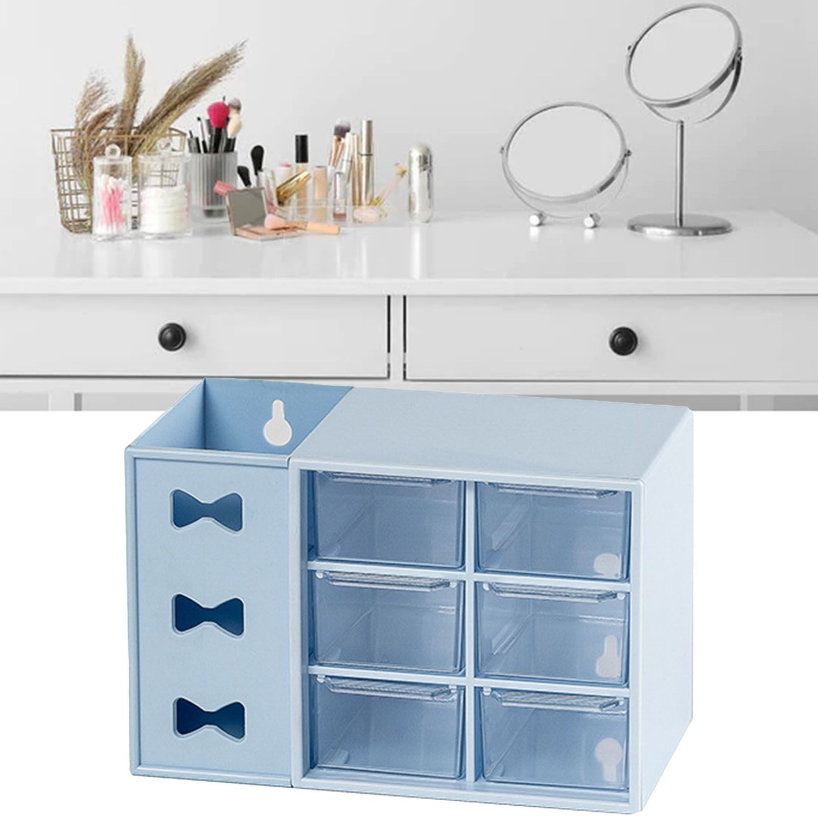 Pen Desk Shelf Dustproof 6 Drawers Pen Organization Storage Shelf for Students view 11