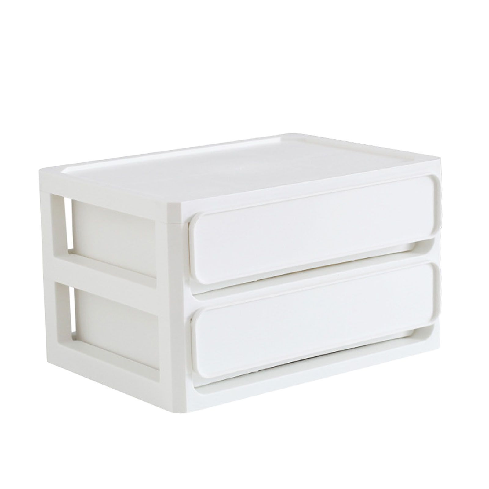 Storage Drawer Multi Layers Stackable Dustproof Desktop Storage Box Organizer view 2