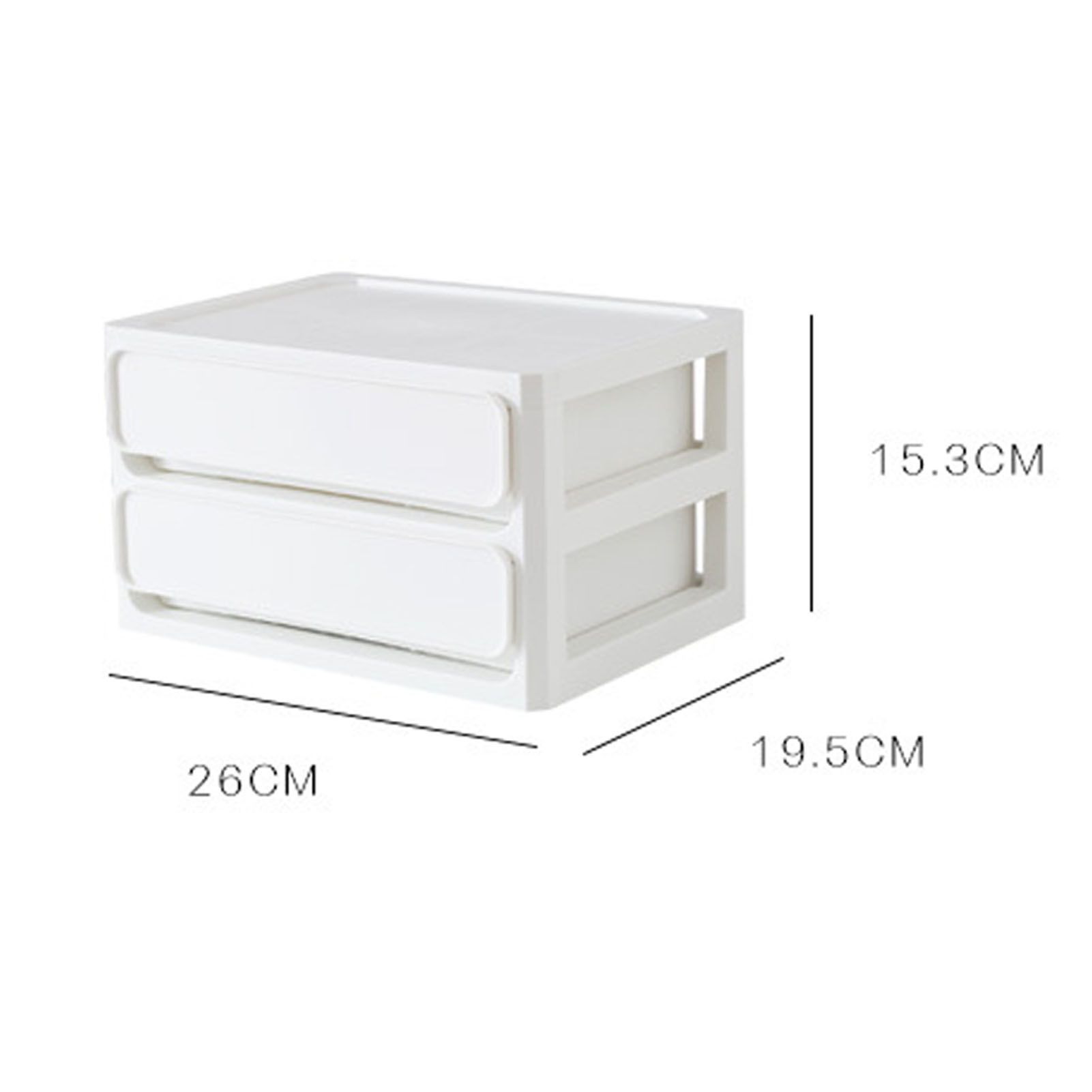 Storage Drawer Multi Layers Stackable Dustproof Desktop Storage Box Organizer view 10