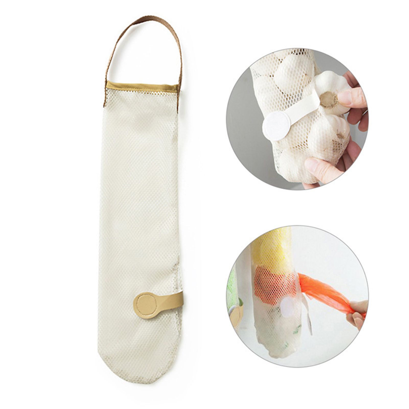 Fruit Storage Net Bag Breathable Reusable Hanging Storage Bag for Vegetable view 6