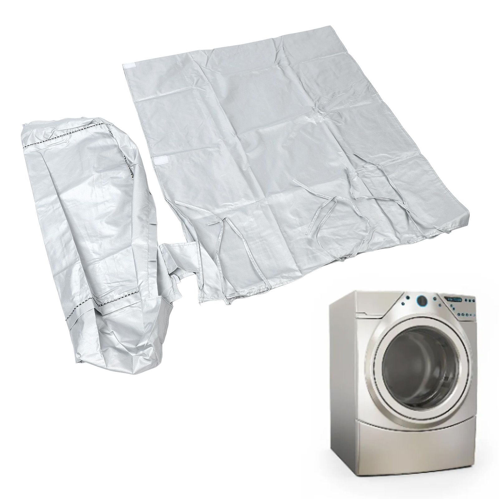 Washing Machine Cover Waterproof Sunscreen Dustproof Durable Thickened Washer view 11