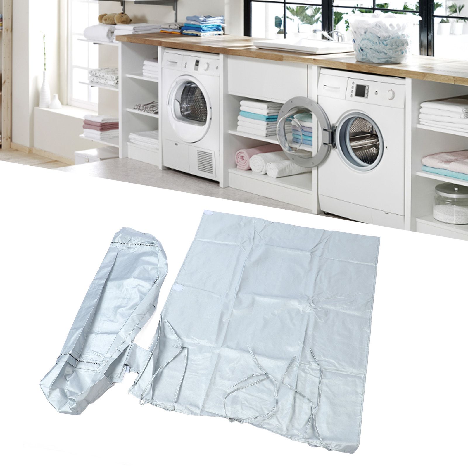 Washing Machine Cover Waterproof Sunscreen Dustproof Durable Thickened Washer view 12
