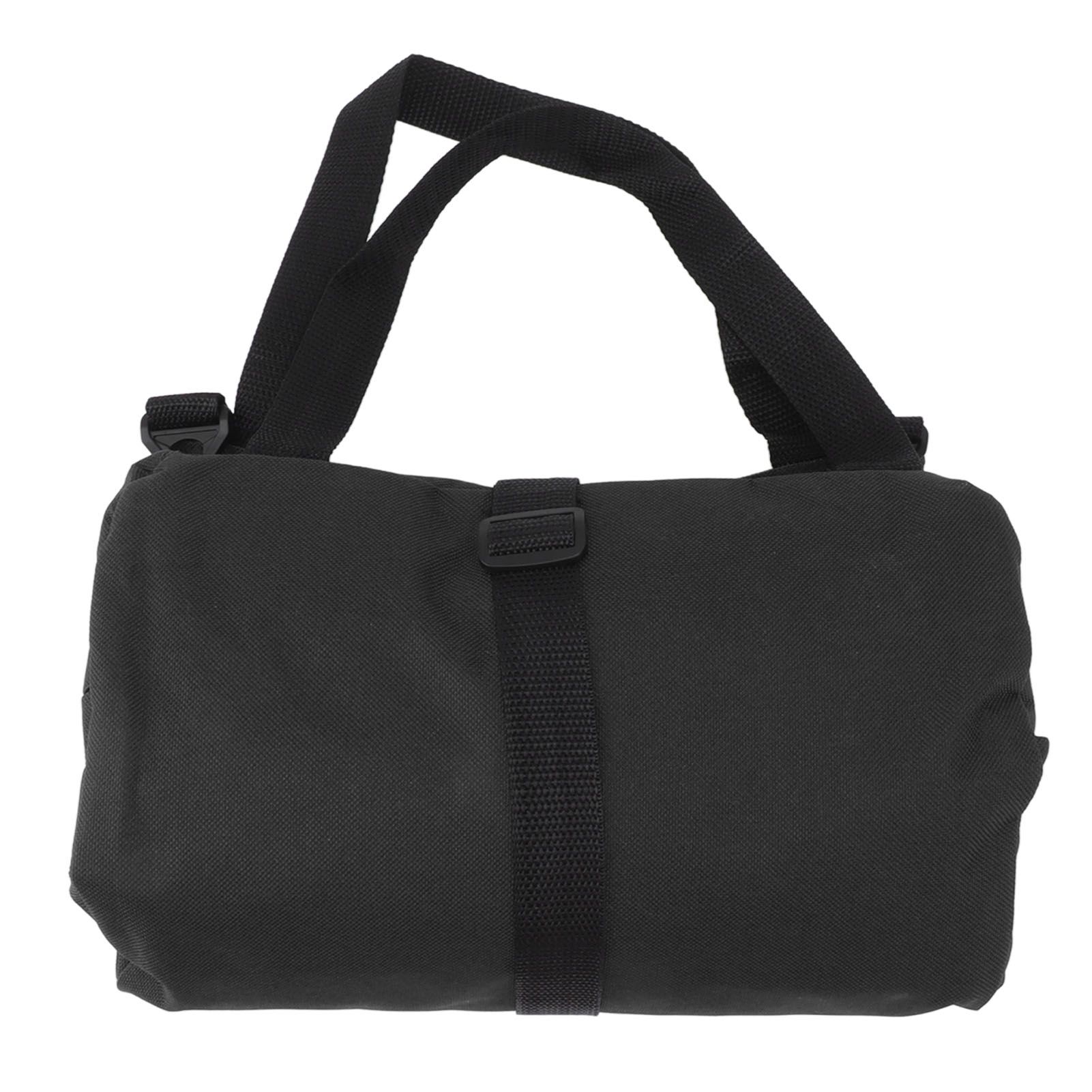 Roll Up Tool Bag 5 Zipper Pockets Portable Oxford Cloth Electricians Tool Bag