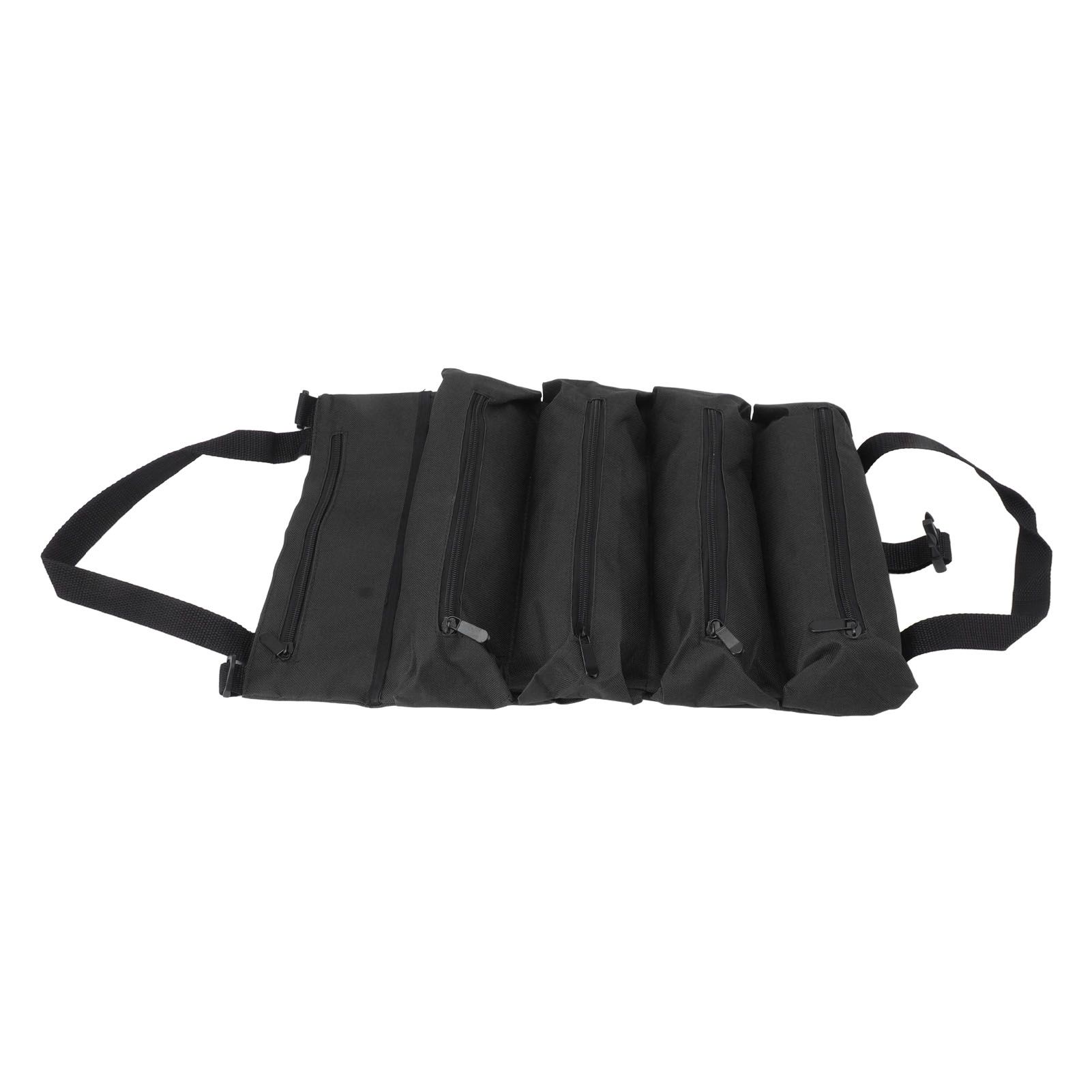 Roll Up Tool Bag 5 Zipper Pockets Portable Oxford Cloth Electricians Tool Bag view 6
