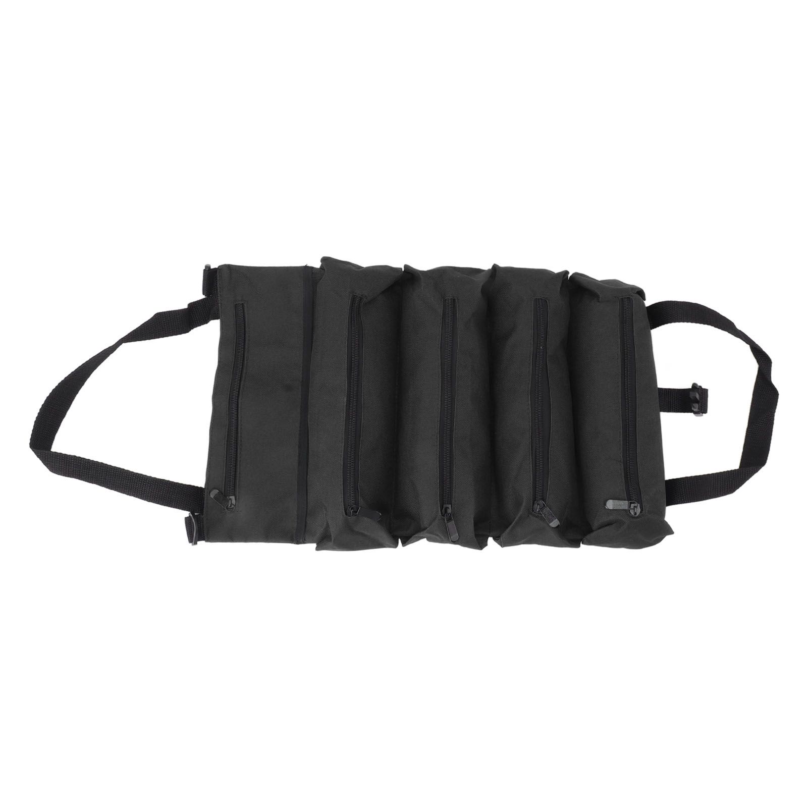 Roll Up Tool Bag 5 Zipper Pockets Portable Oxford Cloth Electricians Tool Bag view 7